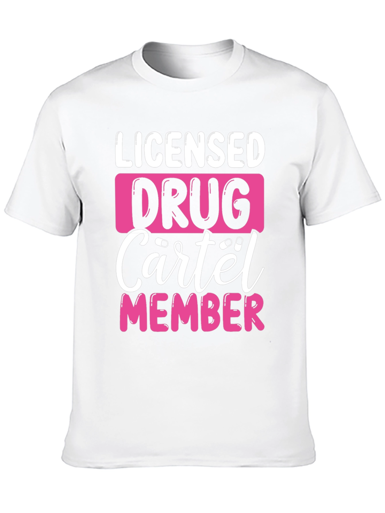Black Licensed Drug Cartel Member T-Shirt view 10