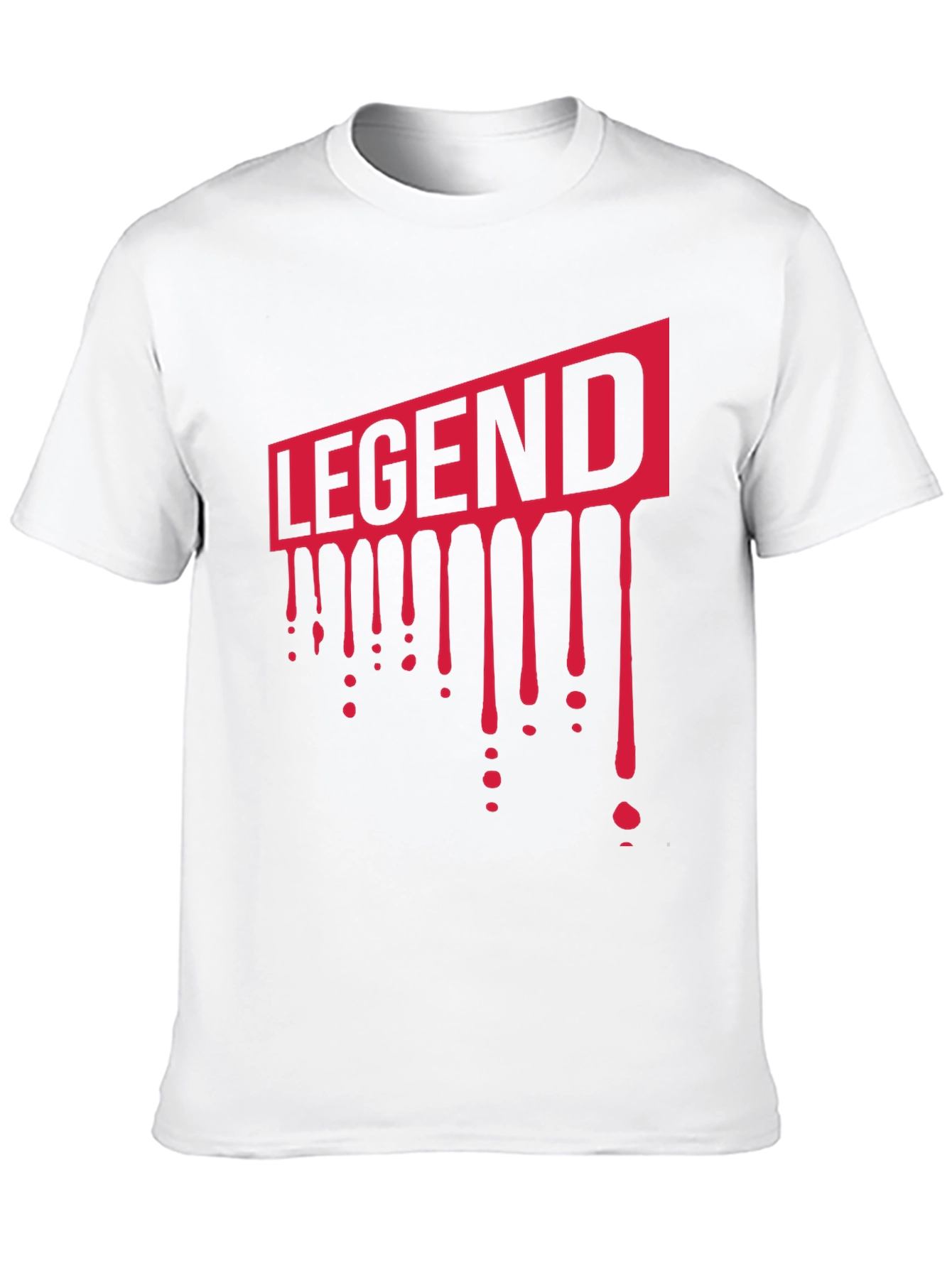 Black Legend Drip Graphic Tee - Black Casual Shirt view 10