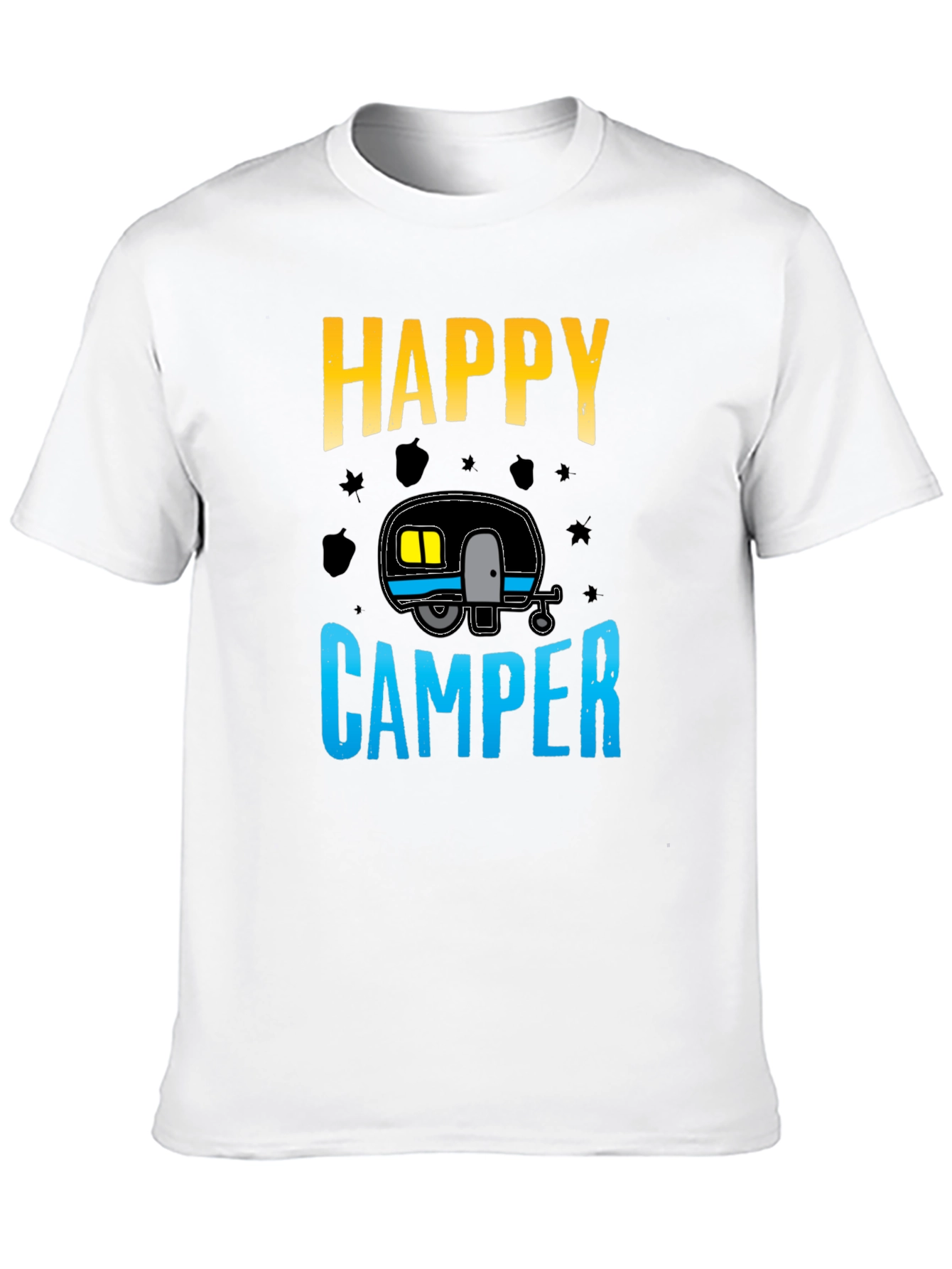 Black Happy Camper Graphic Tee view 10
