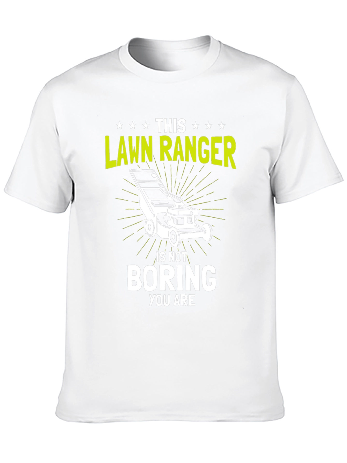 Black Lawn Ranger T-Shirt - Funny Landscaping Tee view 10