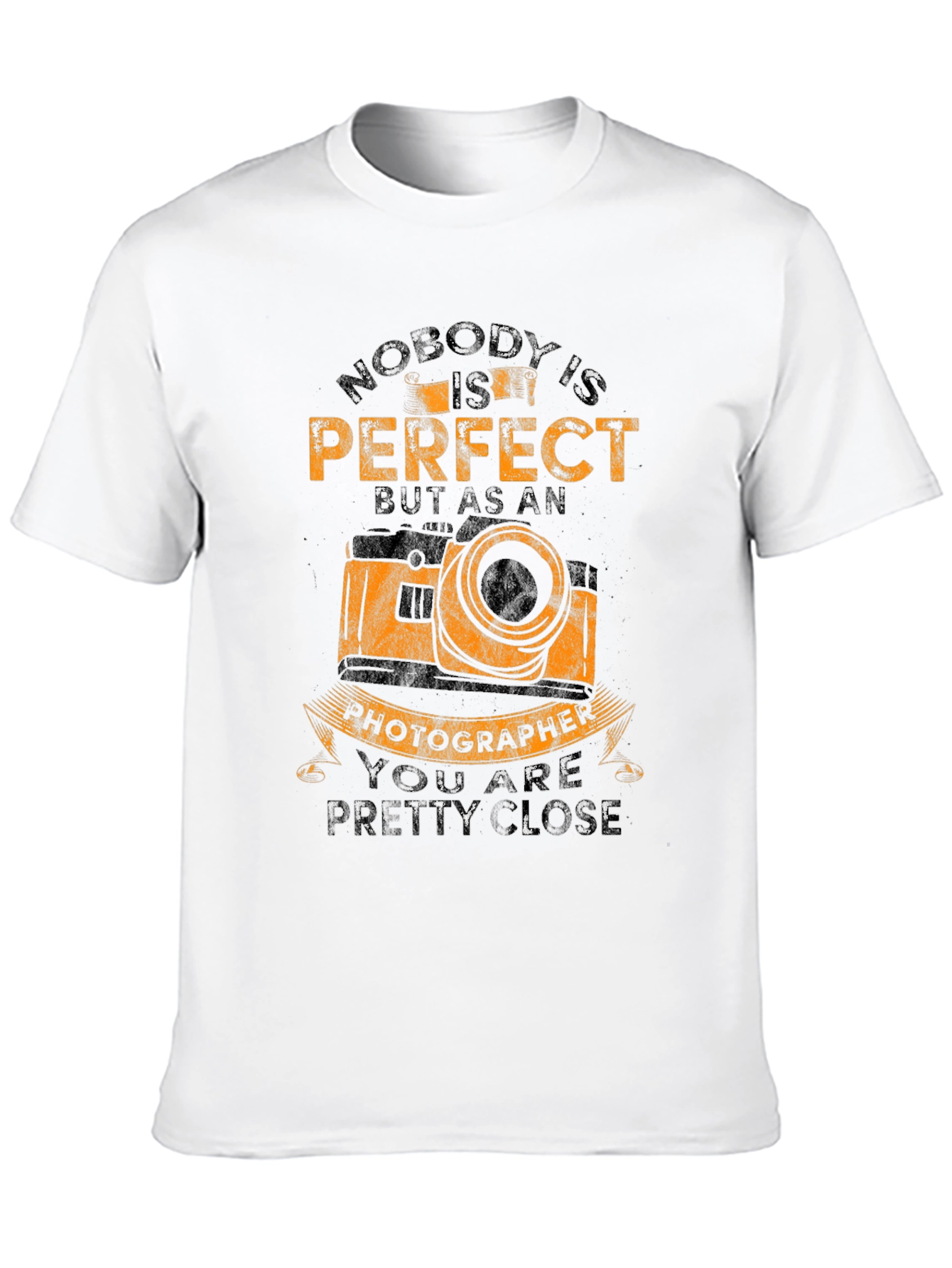 Black Photographer T-Shirt - Nobody's Perfect view 10
