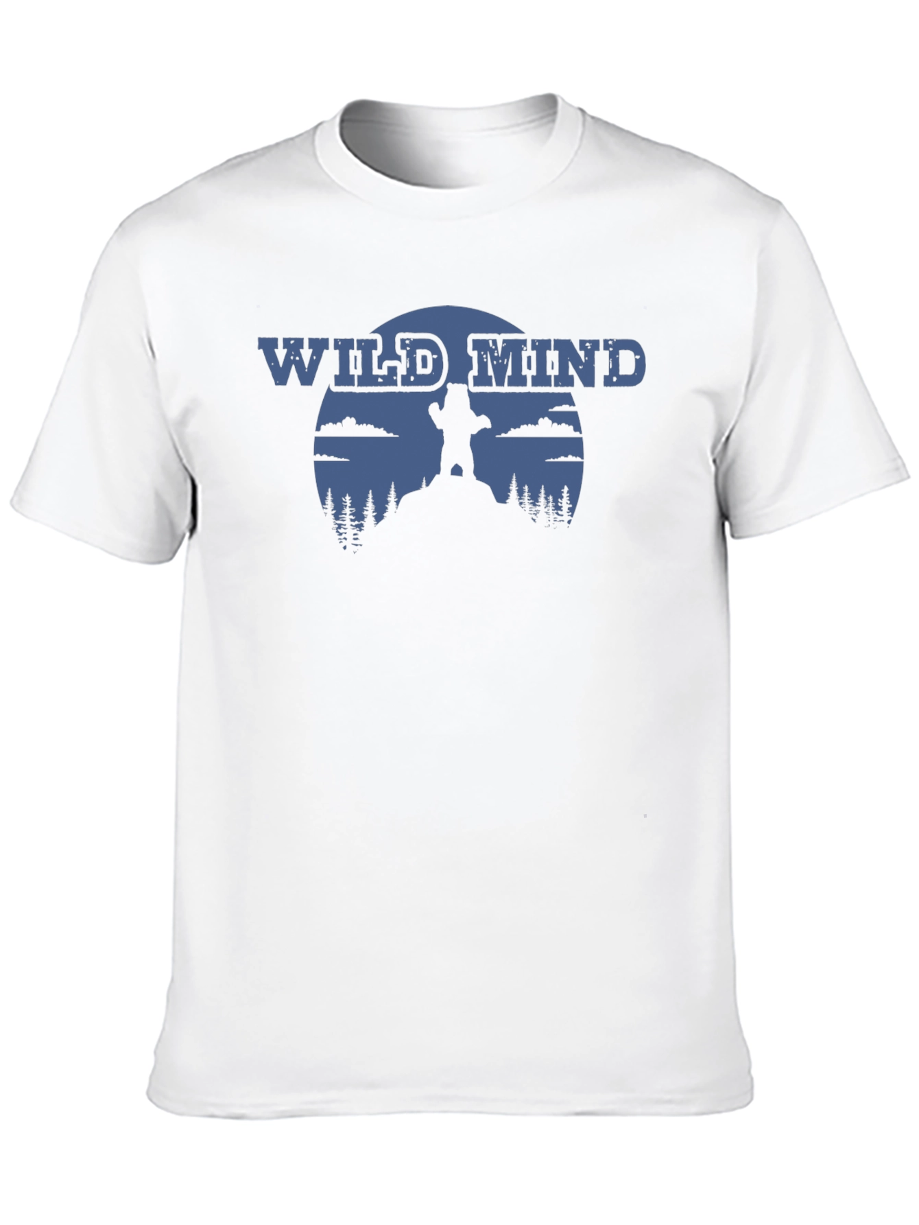 Black Wild Mind Bear Graphic Tee - Nature Inspired Apparel view 10