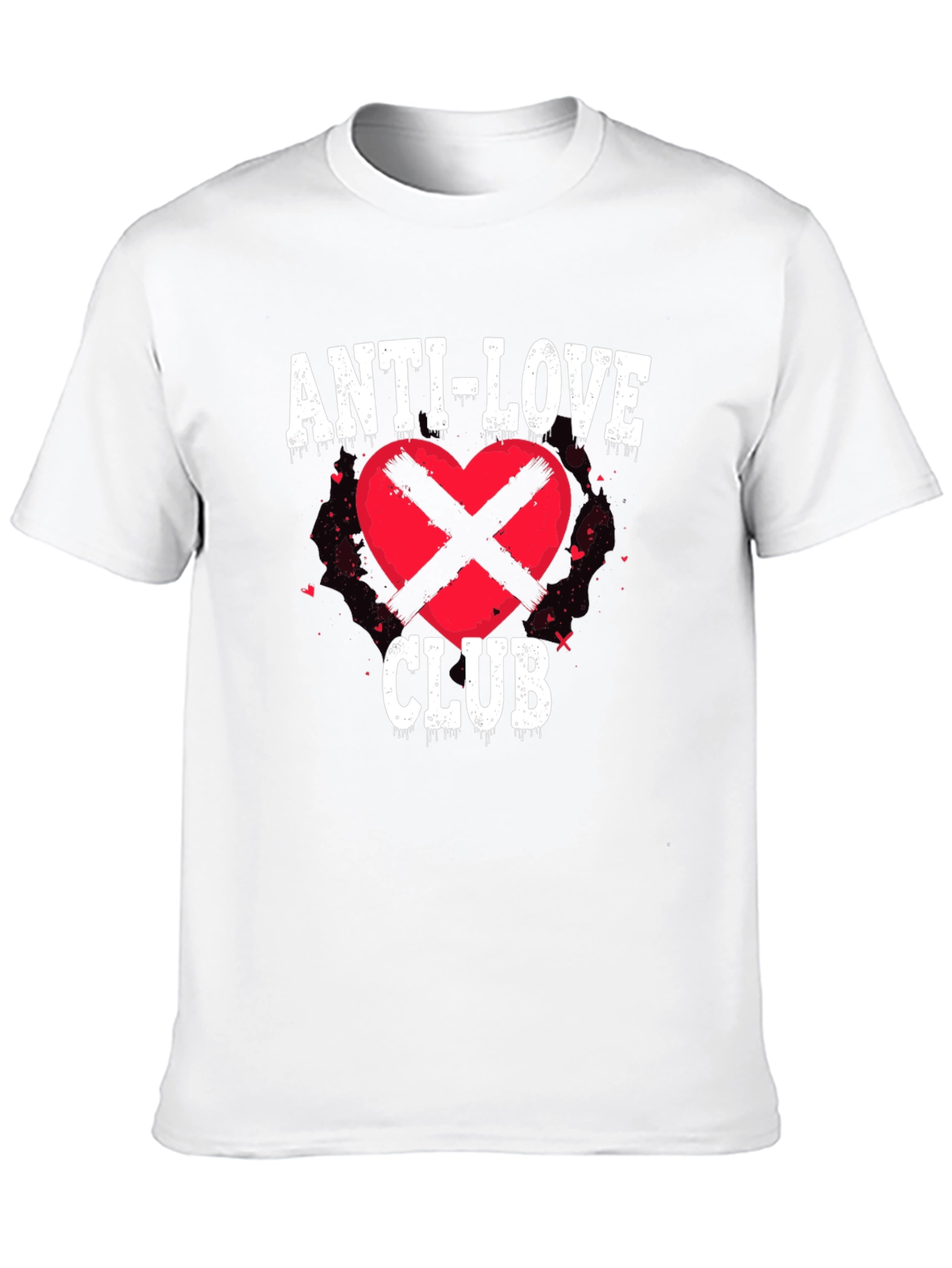 Black Anti-Love Club Graphic T-Shirt view 10