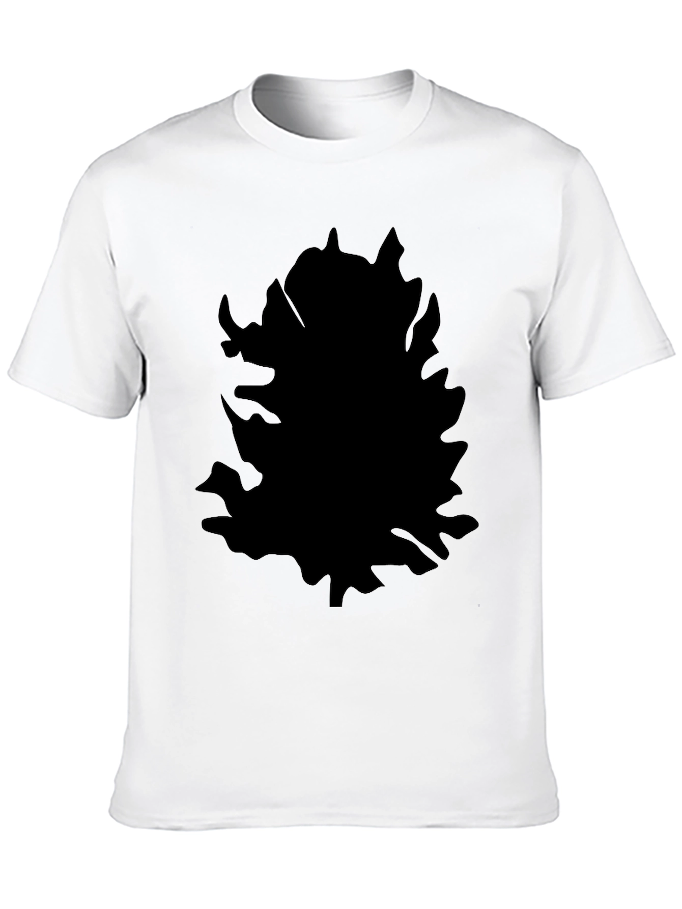 Black Men's Graphic Black T-Shirt view 10