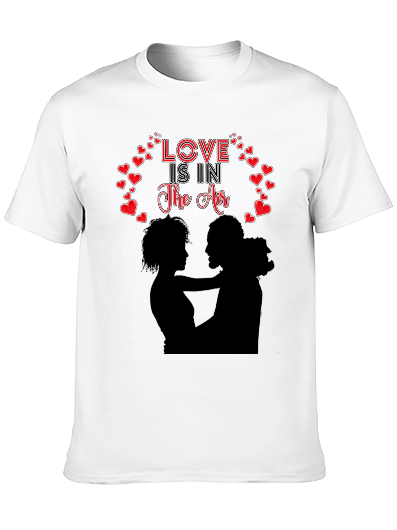 Black Love is in the Air Graphic T-Shirt view 10