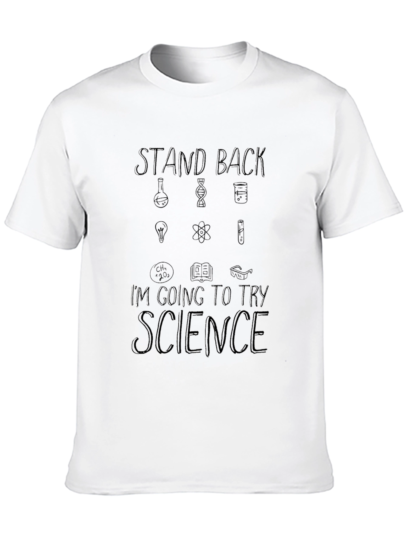 Black Science T-Shirt - Stand Back Funny Nerd Tee view 10