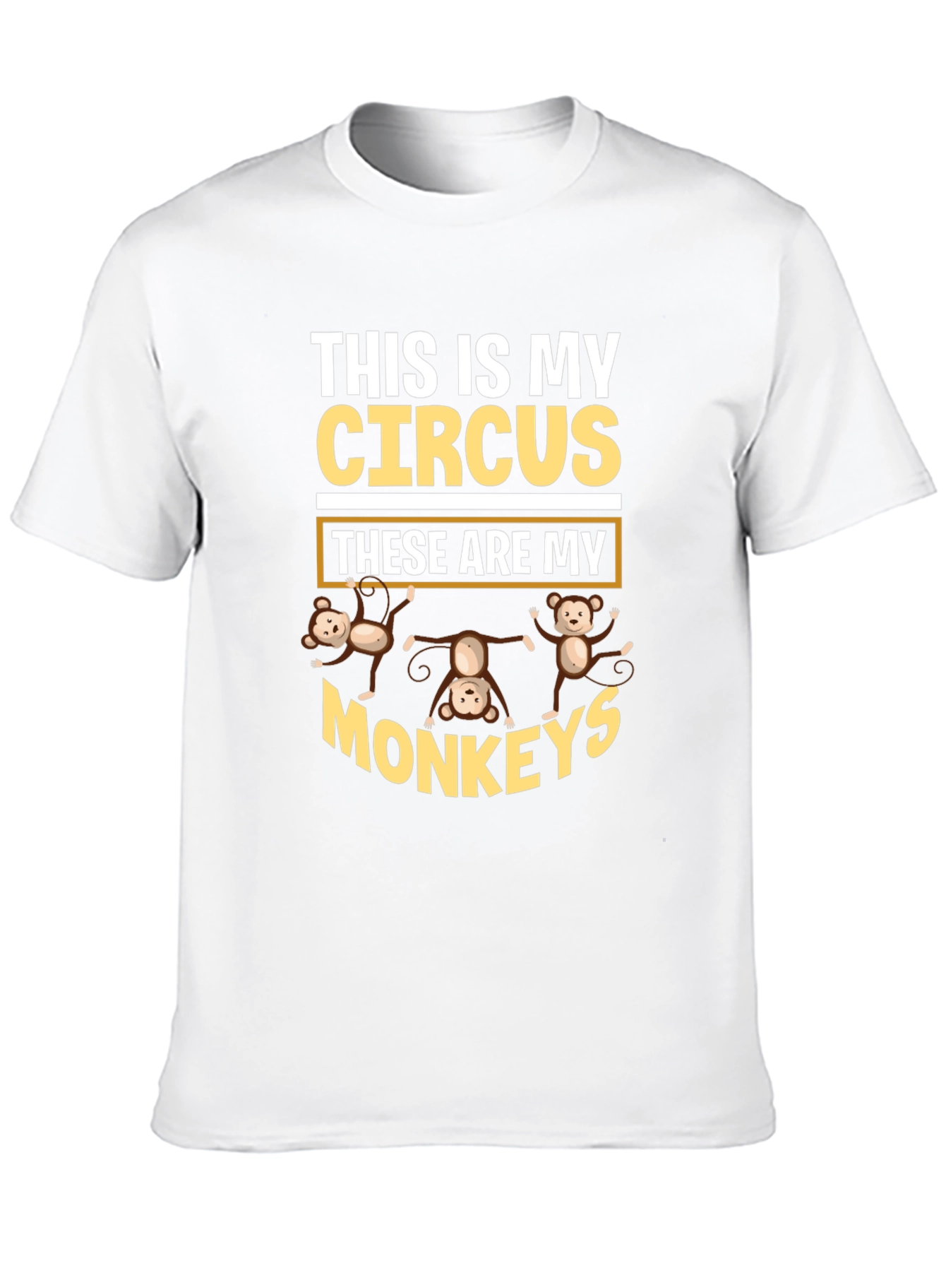 Black This is My Circus Monkey Graphic Tee view 10