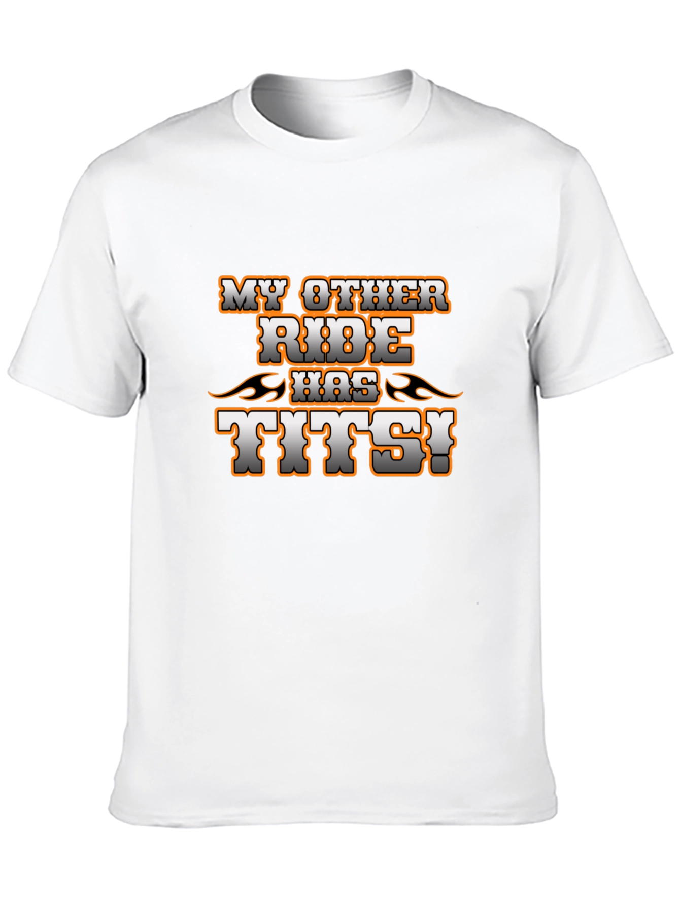 Black Funny "My Other Ride" Graphic Tee view 10