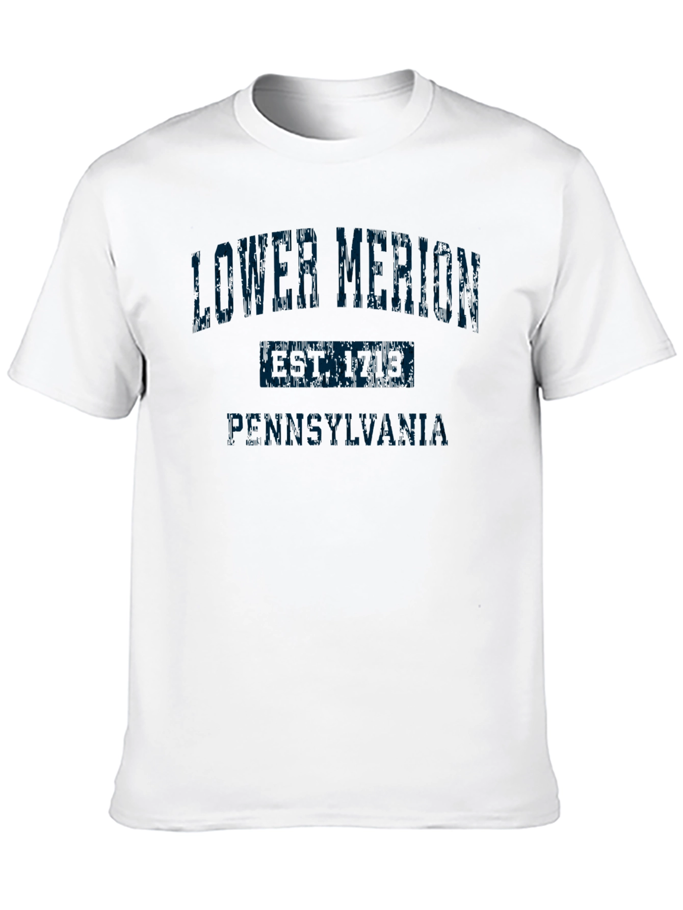 Black Lower Merion Pennsylvania Black T-Shirt view 10
