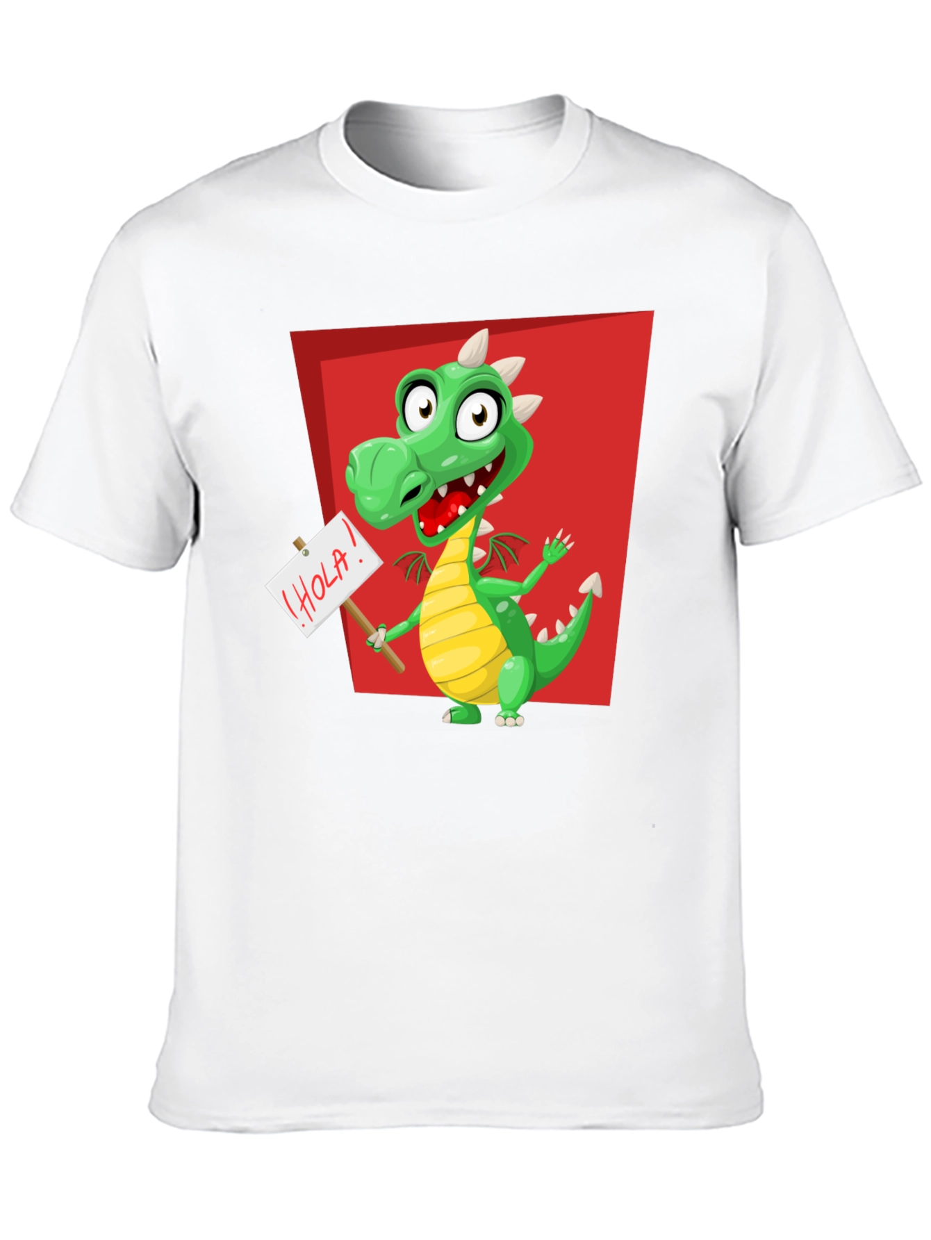 Black Cartoon Dragon T-Shirt - Fun & Unique Design view 10