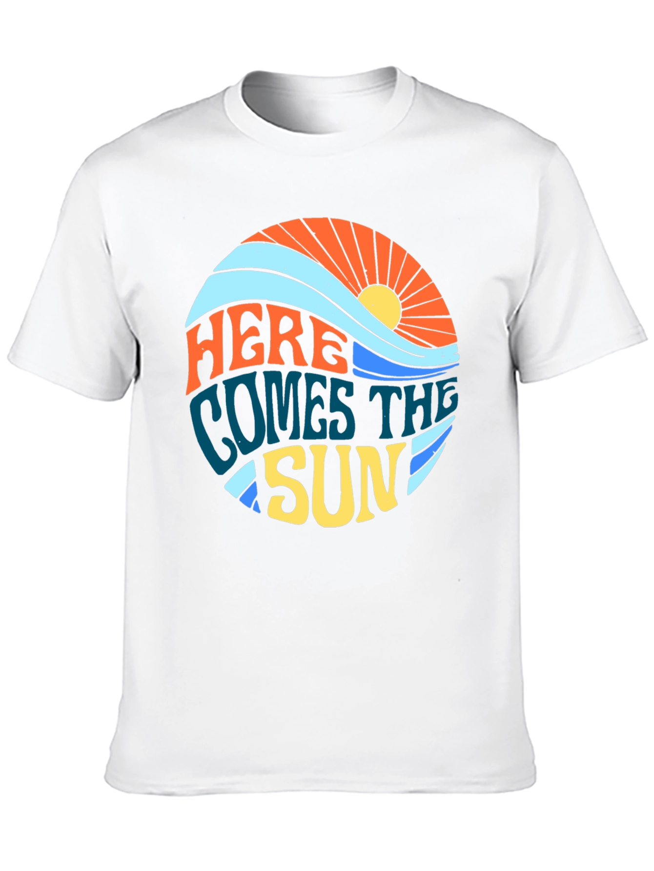 Black Here Comes The Sun Graphic Tee view 10
