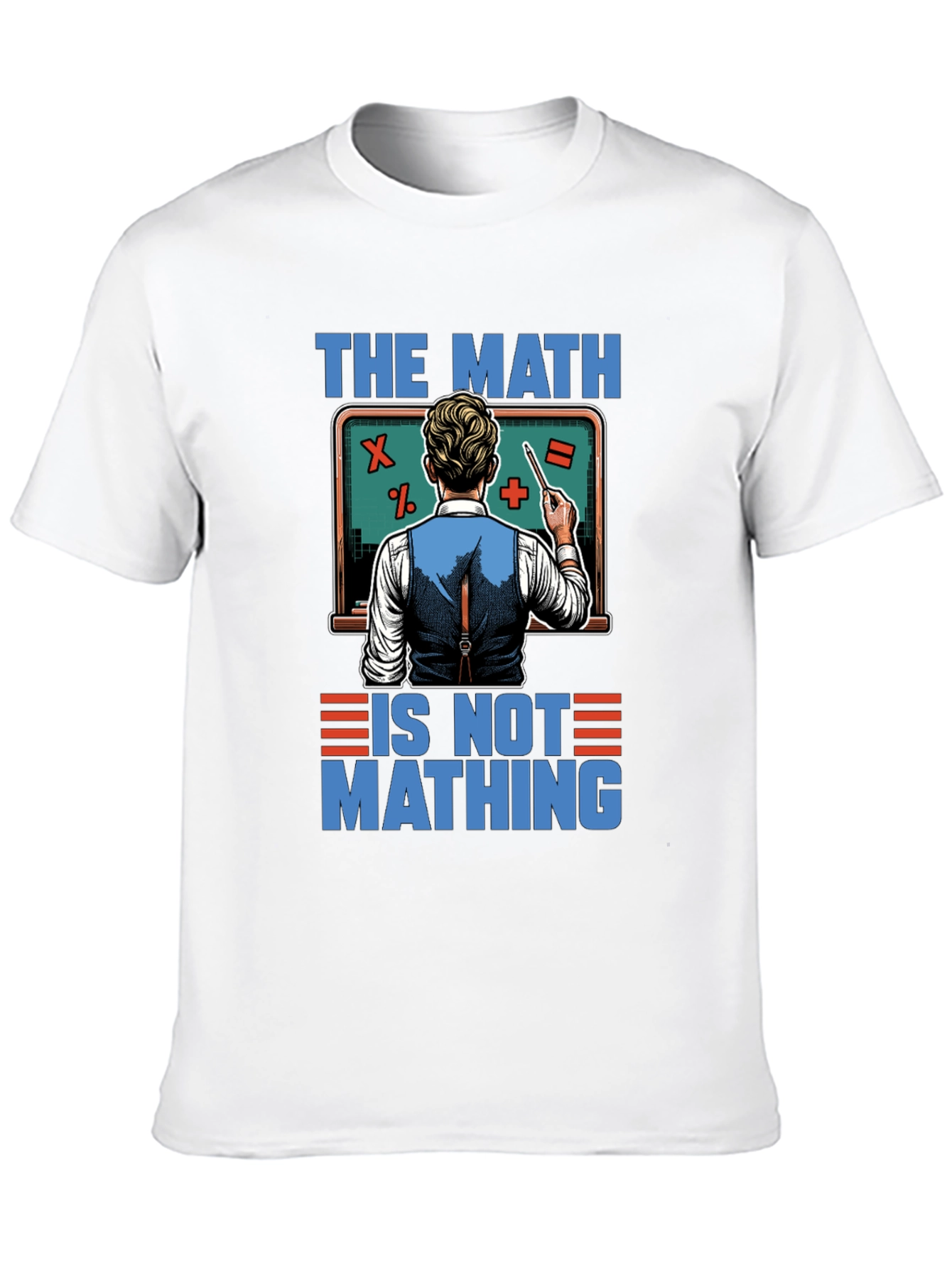 Black The Math is Not Mathing T-Shirt view 10