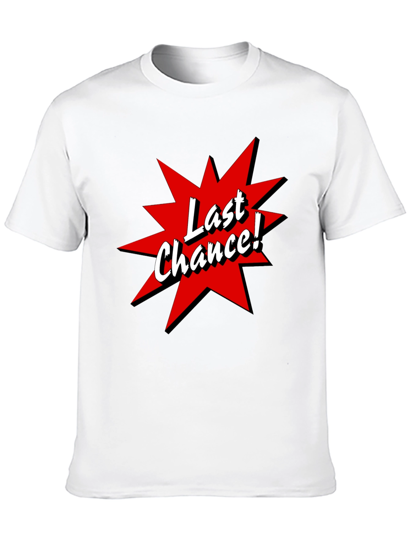 Black Last Chance T-Shirt - Black Tee view 10