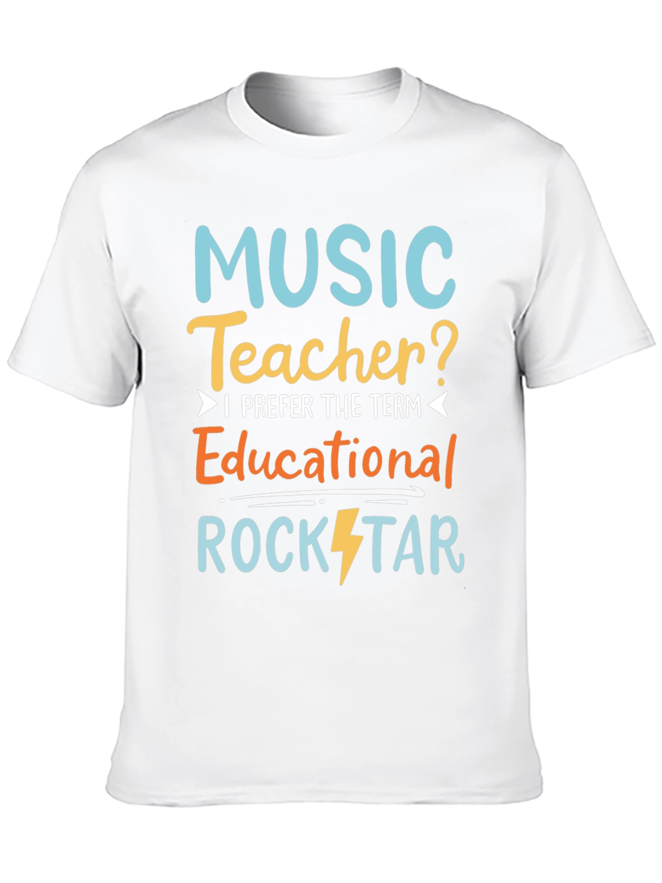 Black Music Teacher Educational Rockstar T-Shirt view 10