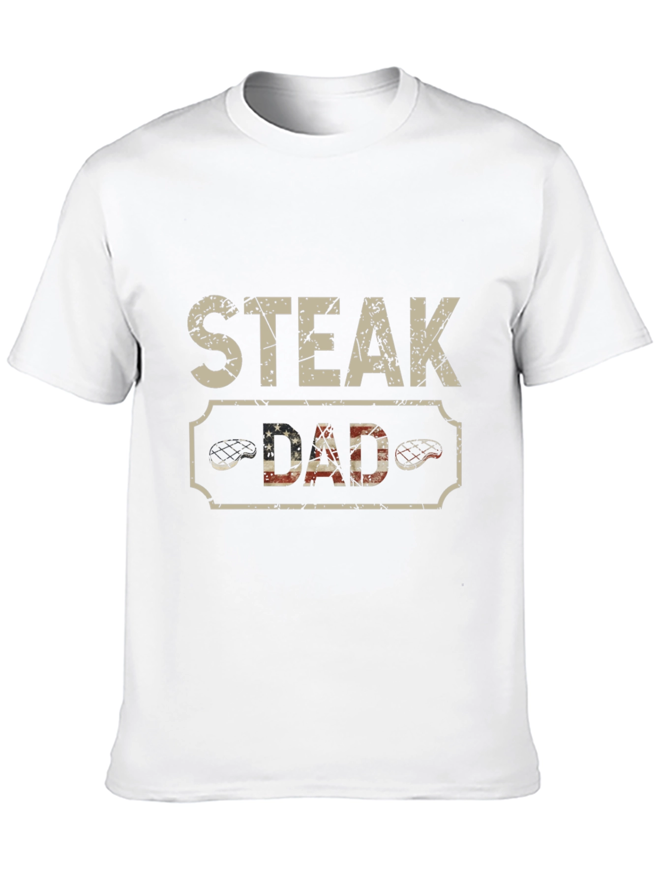 Black Steak Dad Black T-Shirt view 10