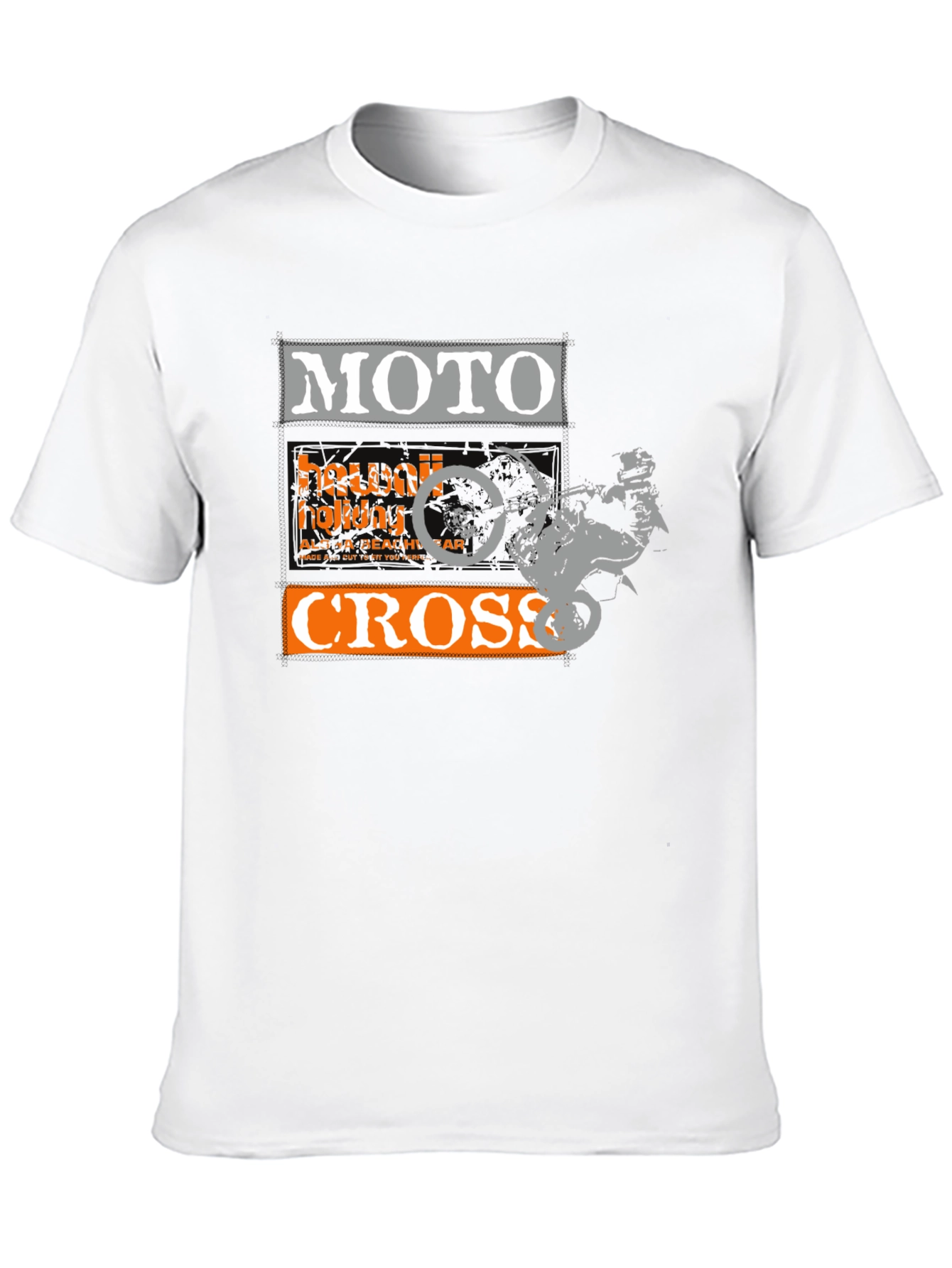 Black MotoCross Graphic T-Shirt - Rider Design view 10