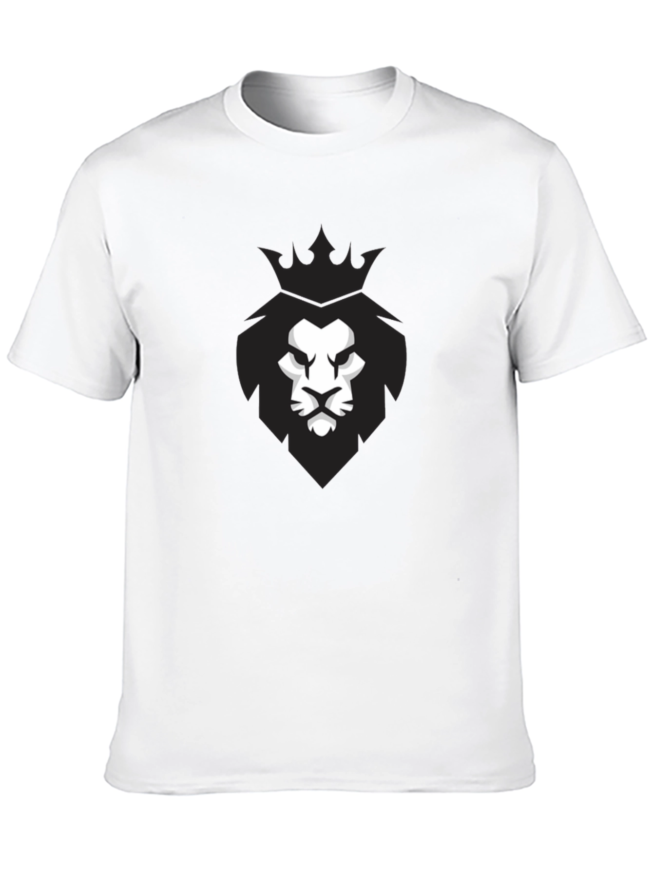 Black Lion King T-Shirt - Mens Black Graphic Tee view 10