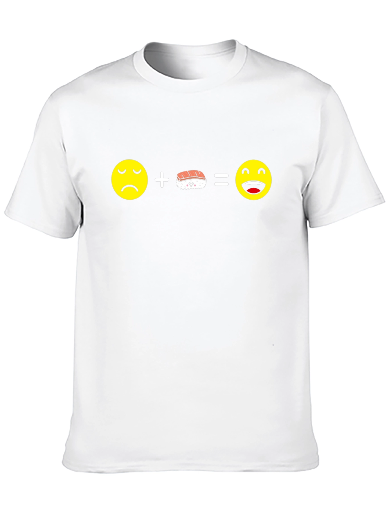 Black Sushi Makes Me Happy T-Shirt view 10