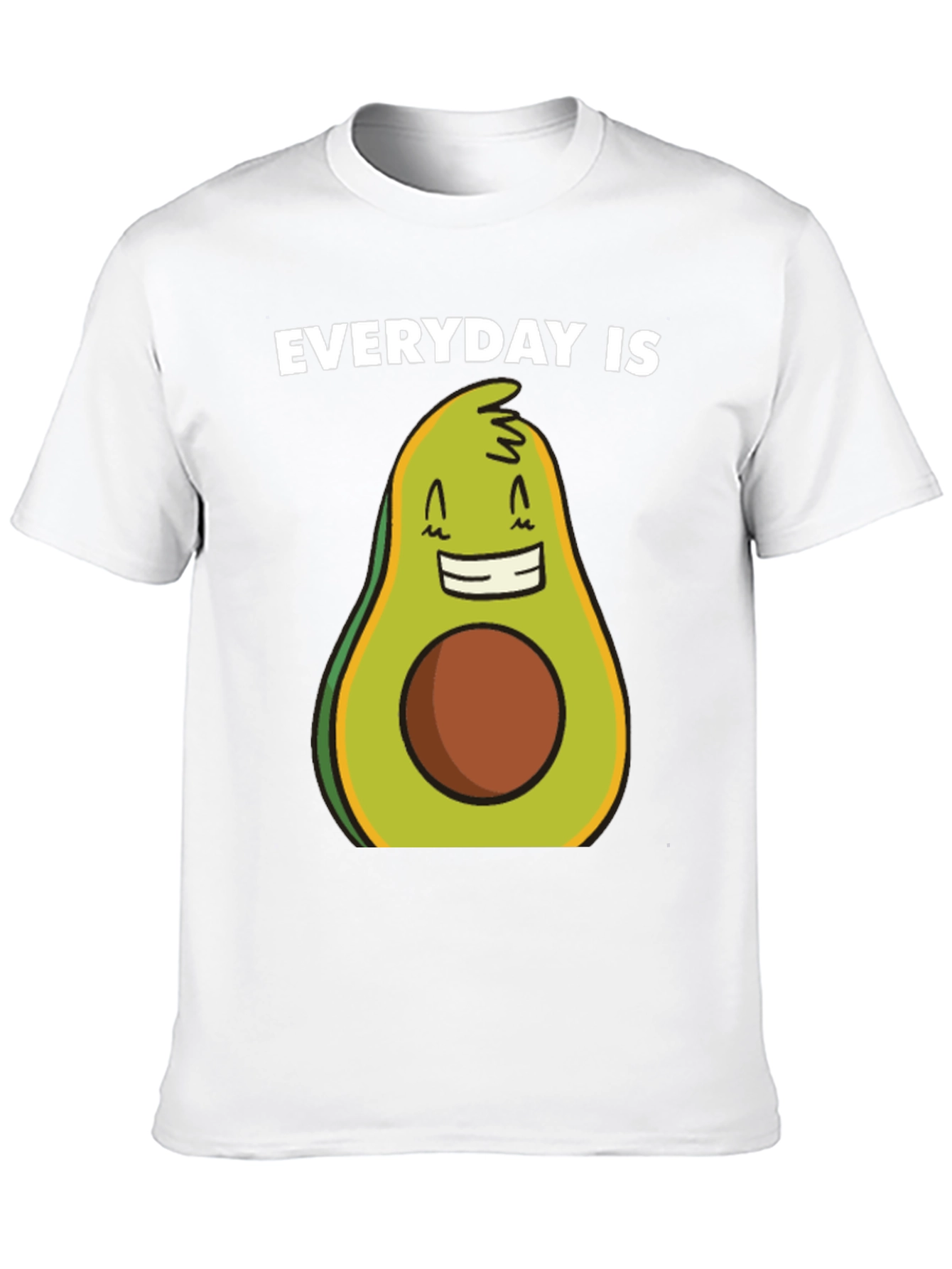 Black Everyday is Avocado T-Shirt - Funny Graphic Tee view 10