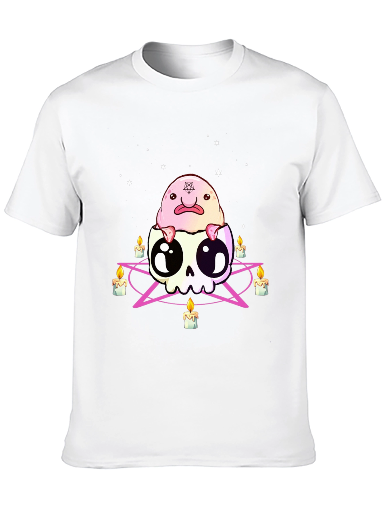 Black Blobfish Skull Graphic Tee view 10