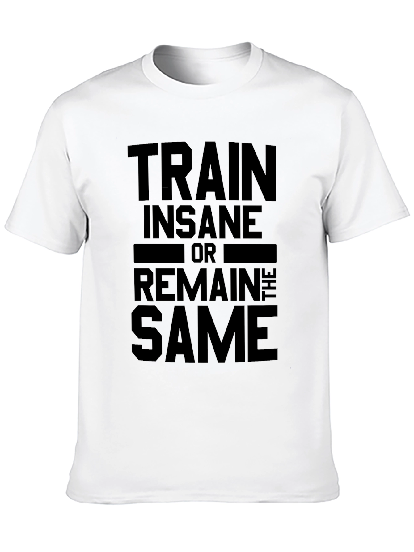 Black Train Insane T-Shirt - Motivational Fitness Apparel view 10