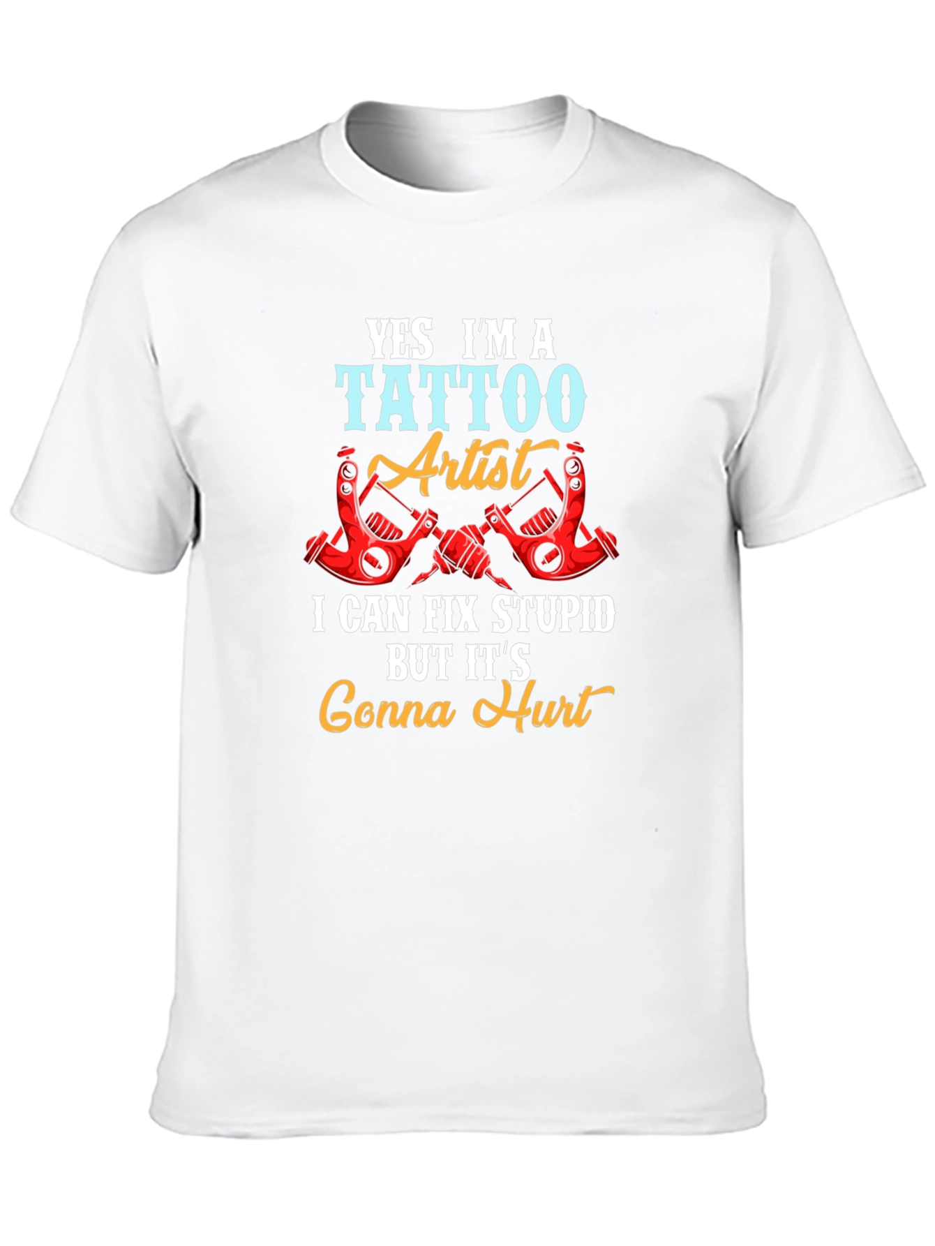 Black Tattoo Artist Funny Graphic Tee - Gonna Hurt! view 10