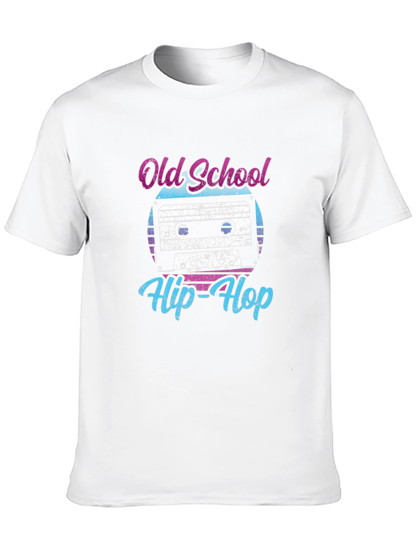 Black Old School Hip-Hop Cassette Tape T-Shirt view 10