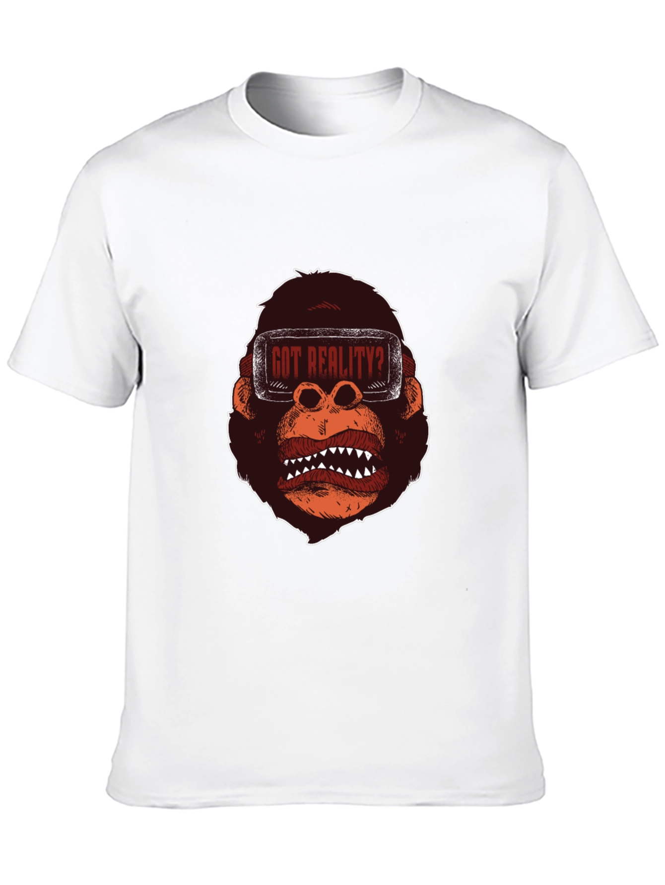 Black Got Reality? Gorilla VR Graphic T-Shirt view 10