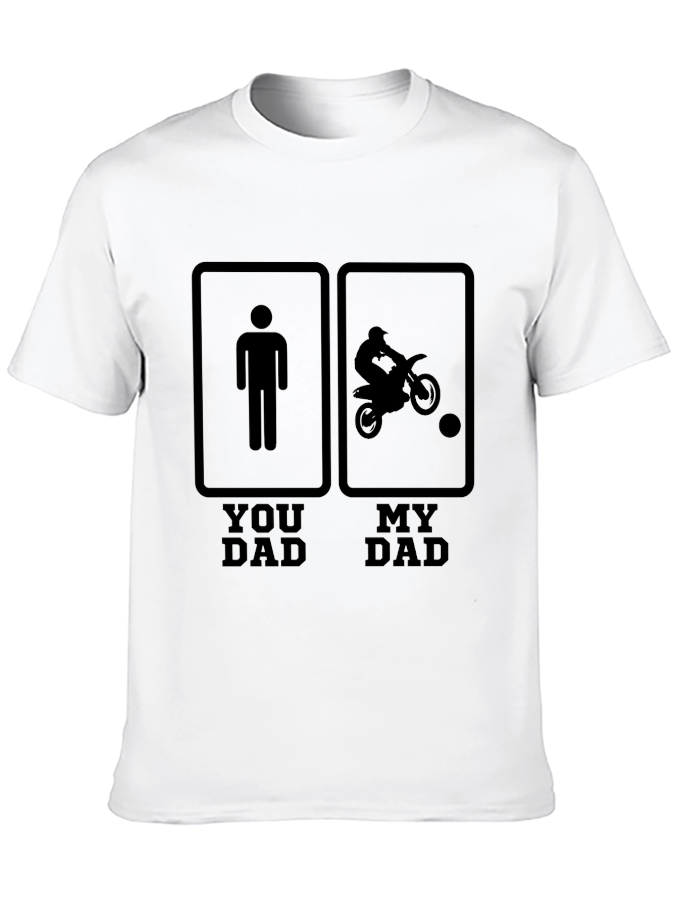 Black You Dad My Dad T-Shirt - Motocross Father's Day Tee view 10