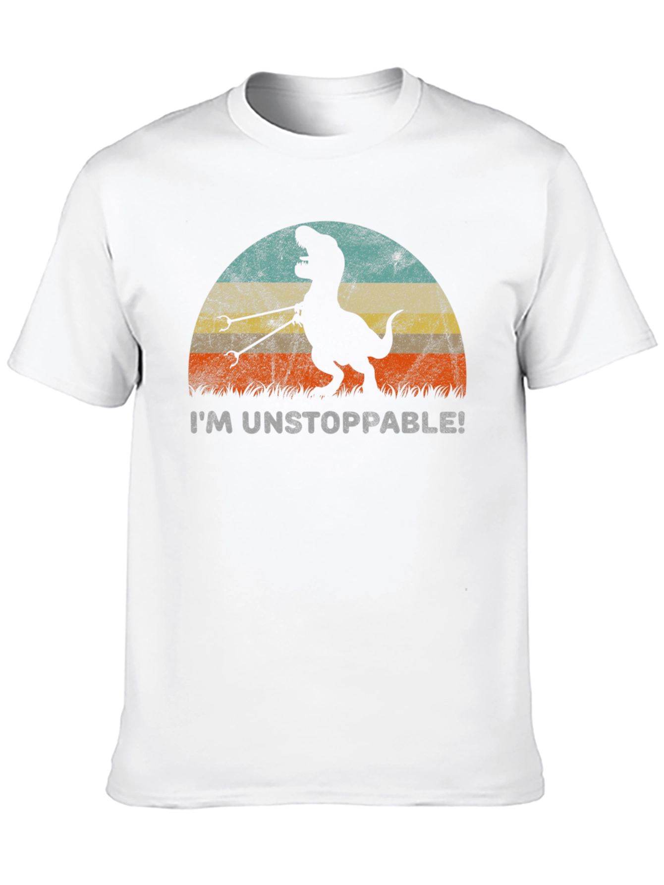 Black Unstoppable Dino T-Rex Graphic Tee view 10