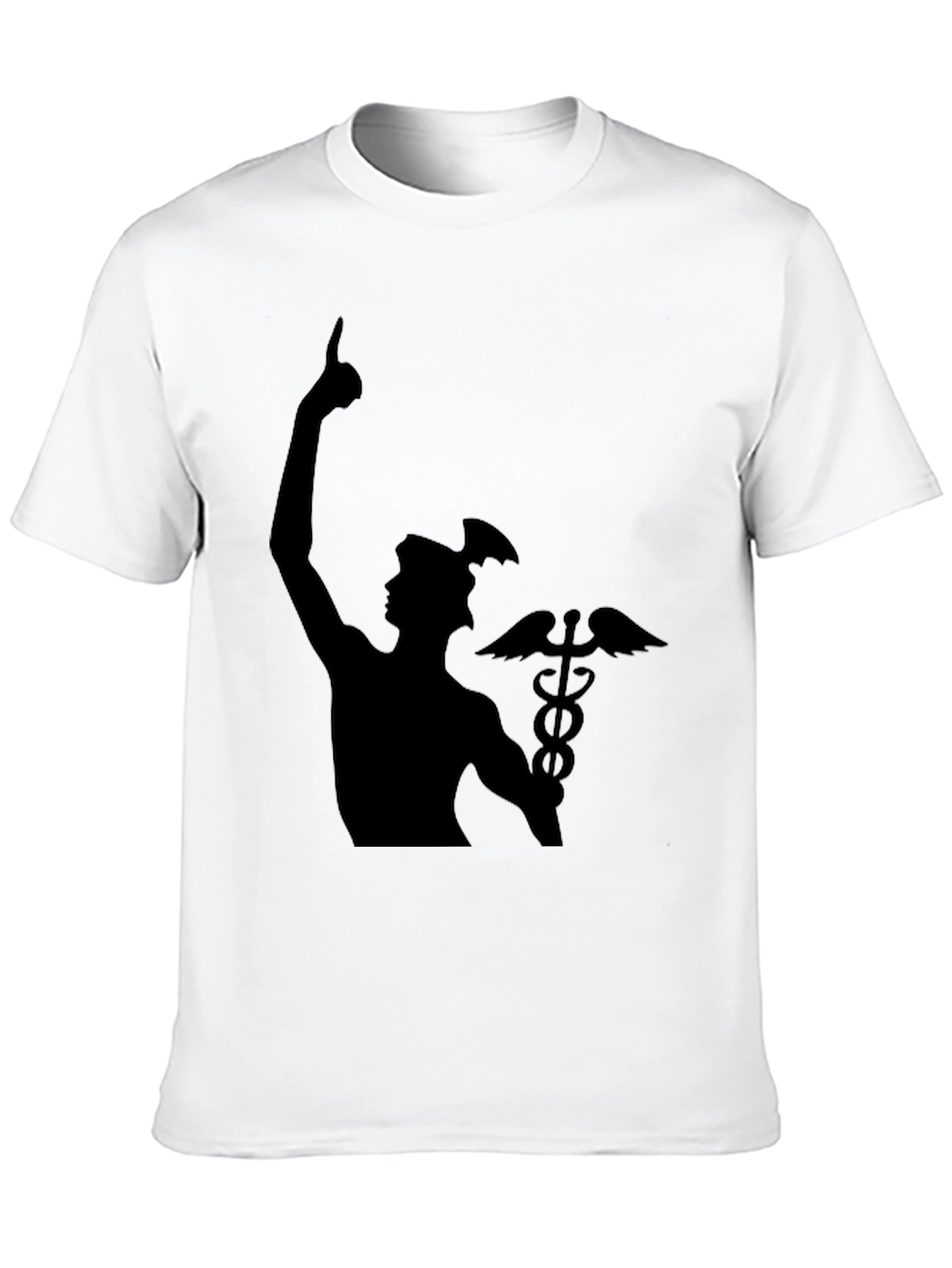 Black Mercury Caduceus Black T-Shirt view 10