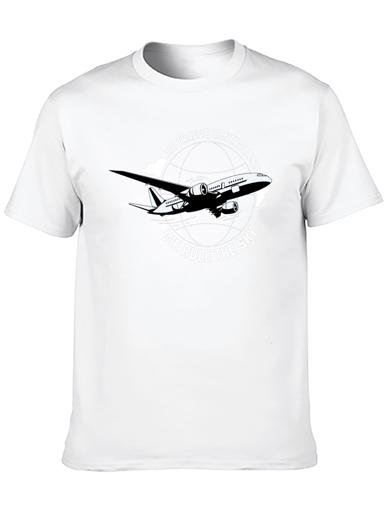 Black Air Traffic Controller T-Shirt - Rule the Sky view 10