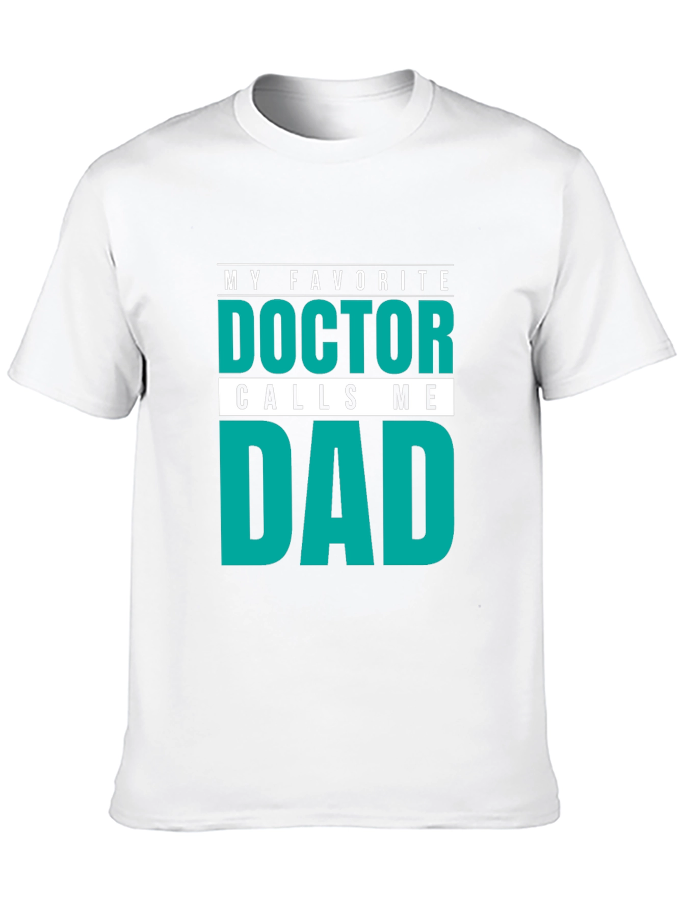 Black My Favorite Doctor Calls Me Dad T-Shirt view 10
