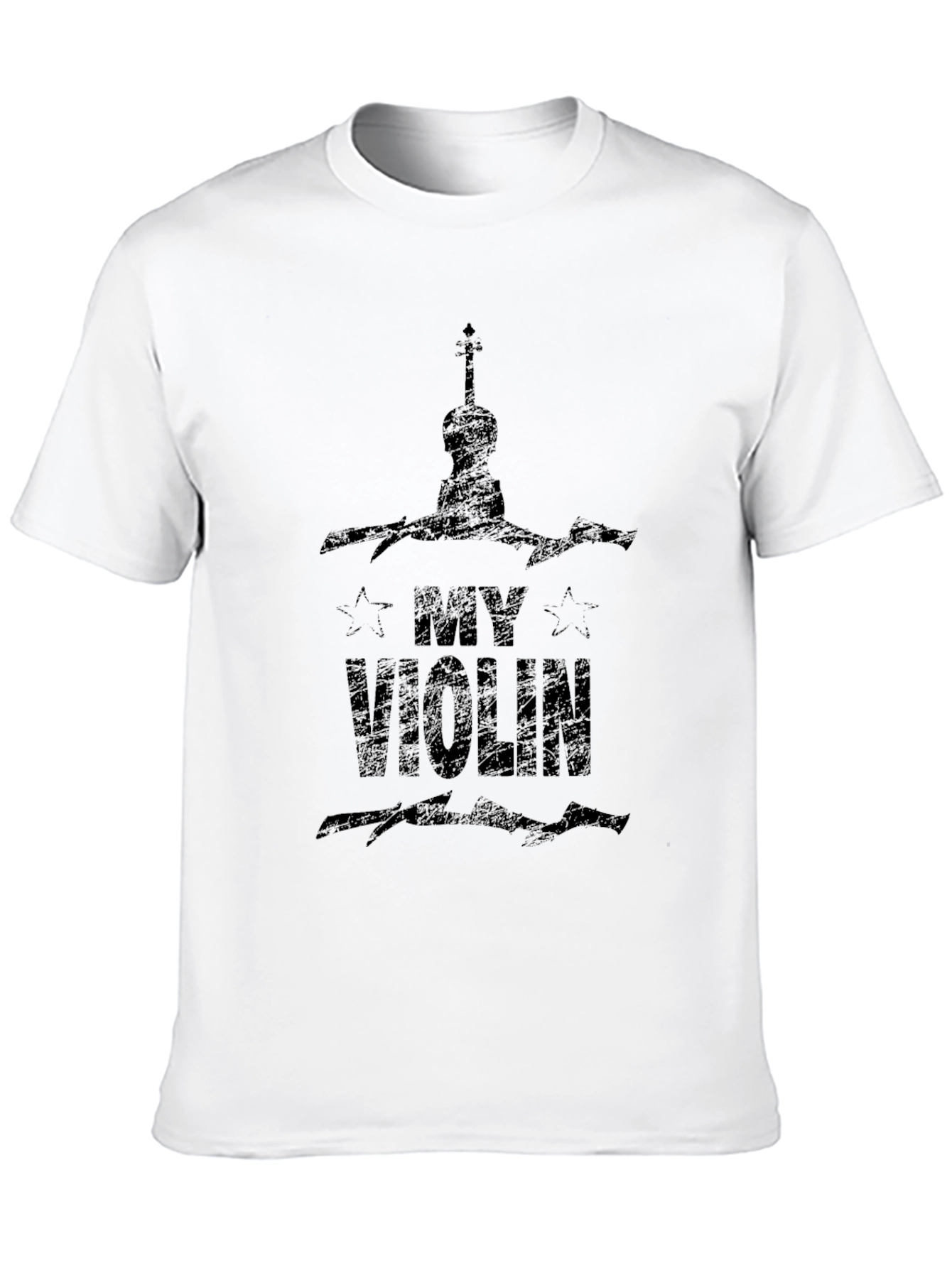 Black My Violin Black T-Shirt - Music Lover Tee view 10