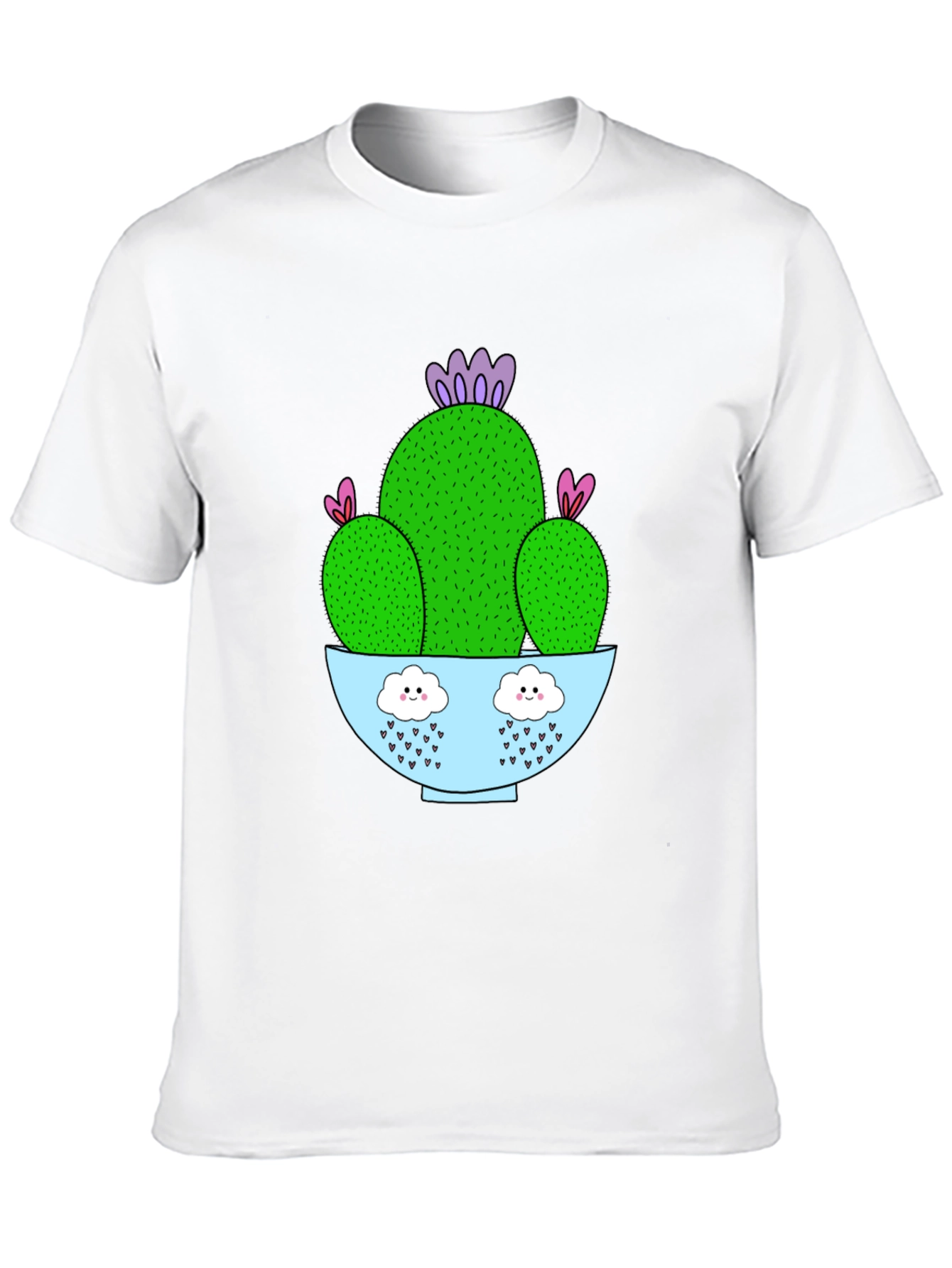 Cactus Graphic Tee - Black Cotton T-Shirt - 10