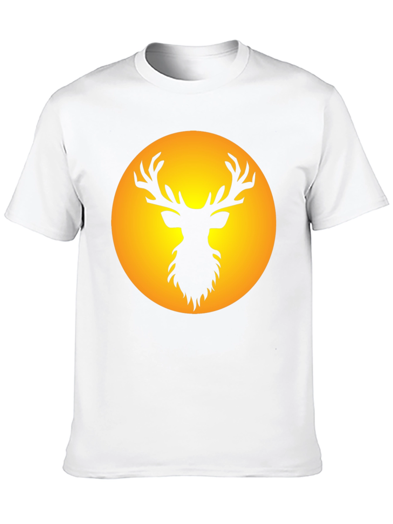 Black Black Deer Silhouette Tee view 10