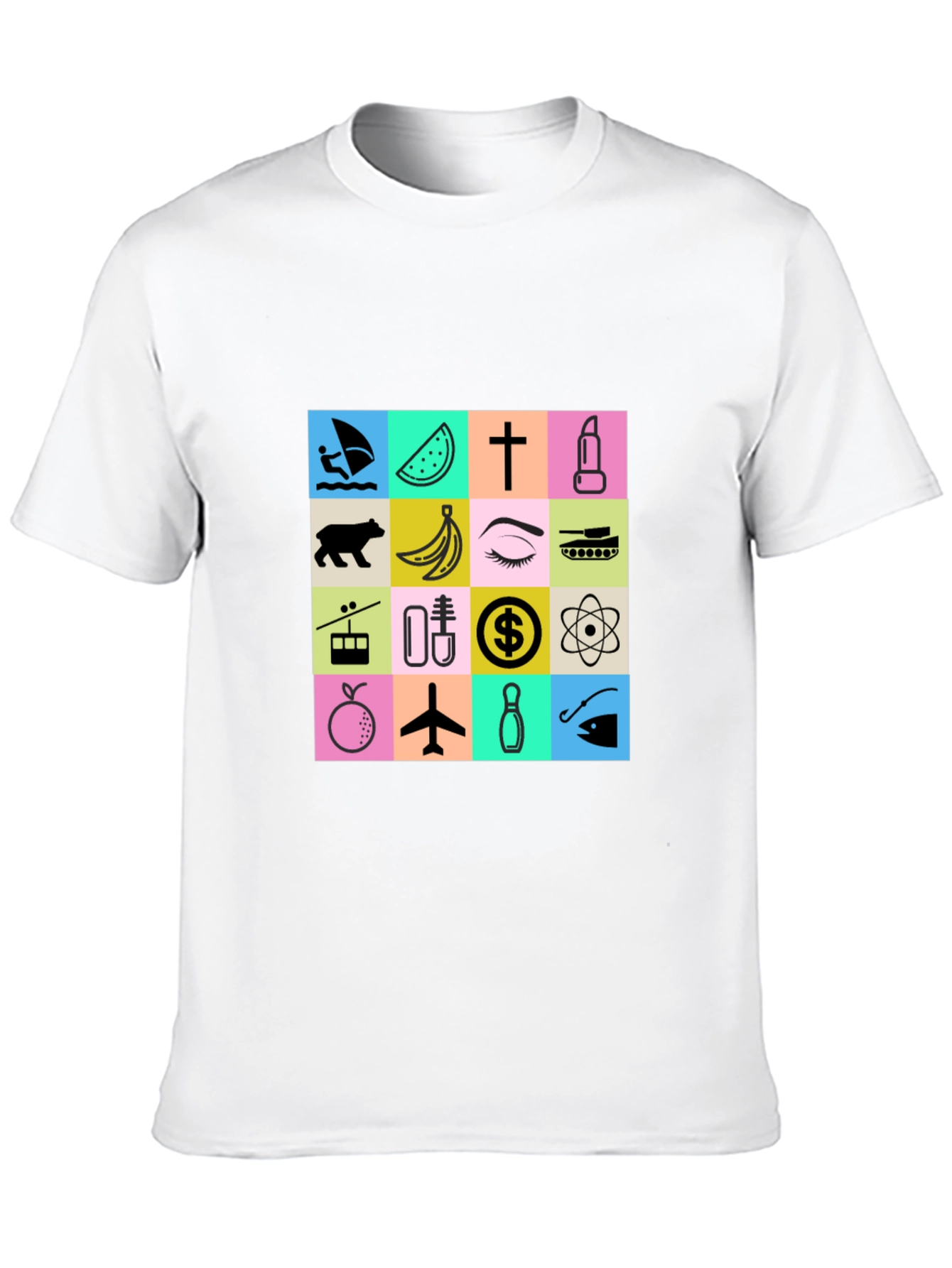 Black Funky Graphic Print T-Shirt view 10