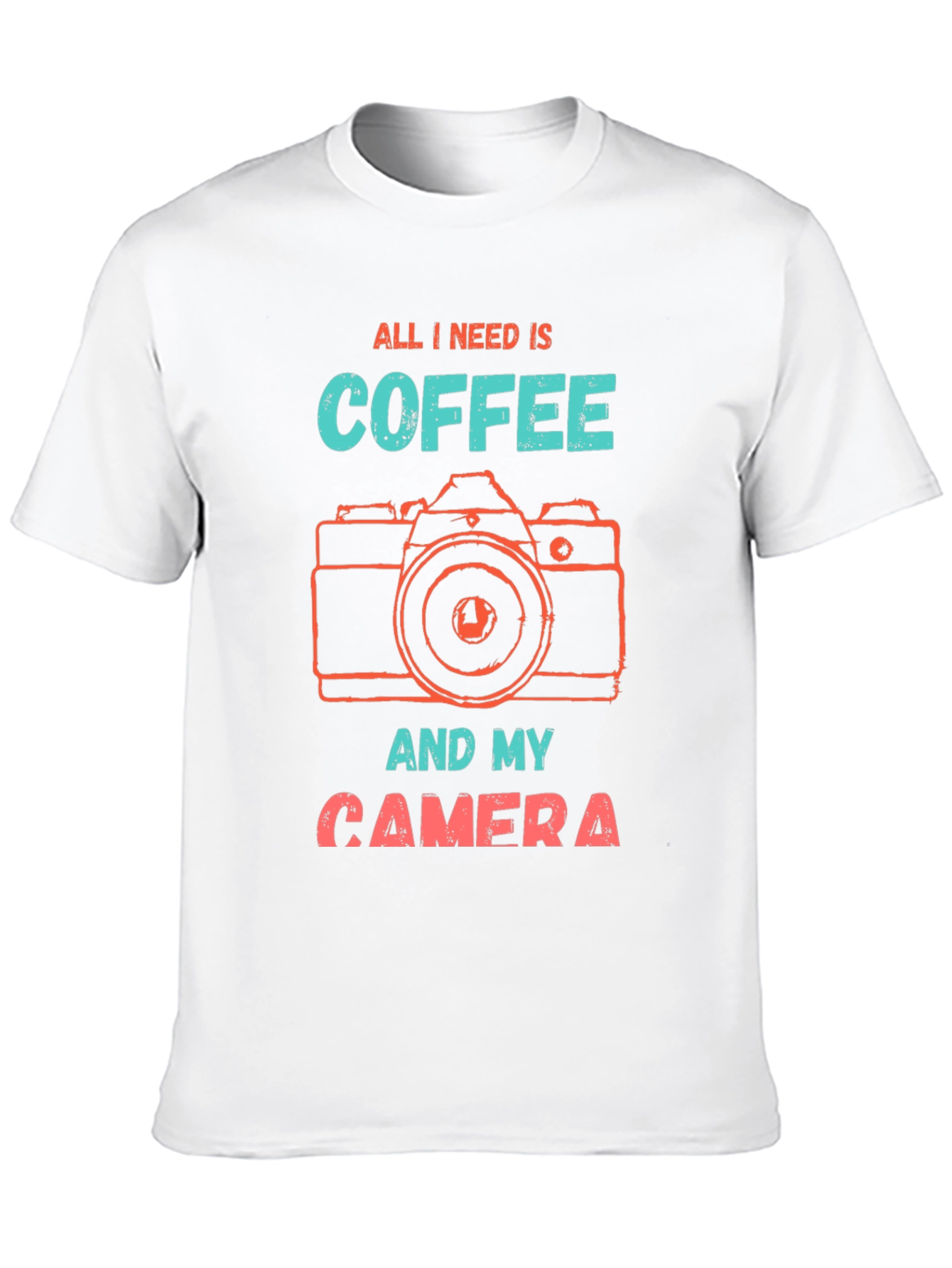 Black Coffee & Camera T-Shirt - Photographer Gift view 10