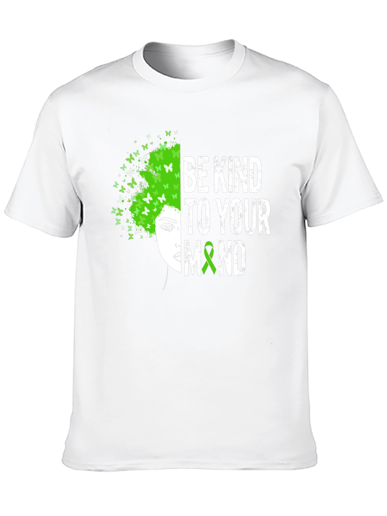 Black Be Kind To Your Mind T-Shirt - Mental Health Awareness Tee view 10