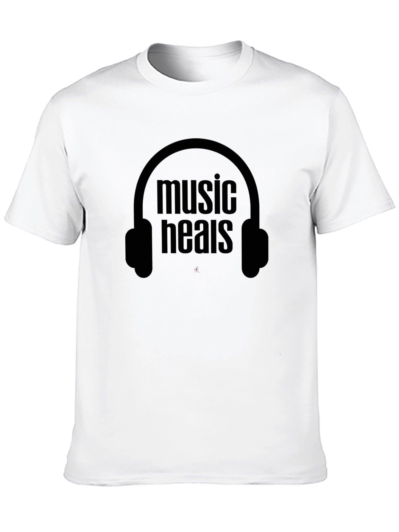 Black Music Heals Graphic Tee - Black view 10