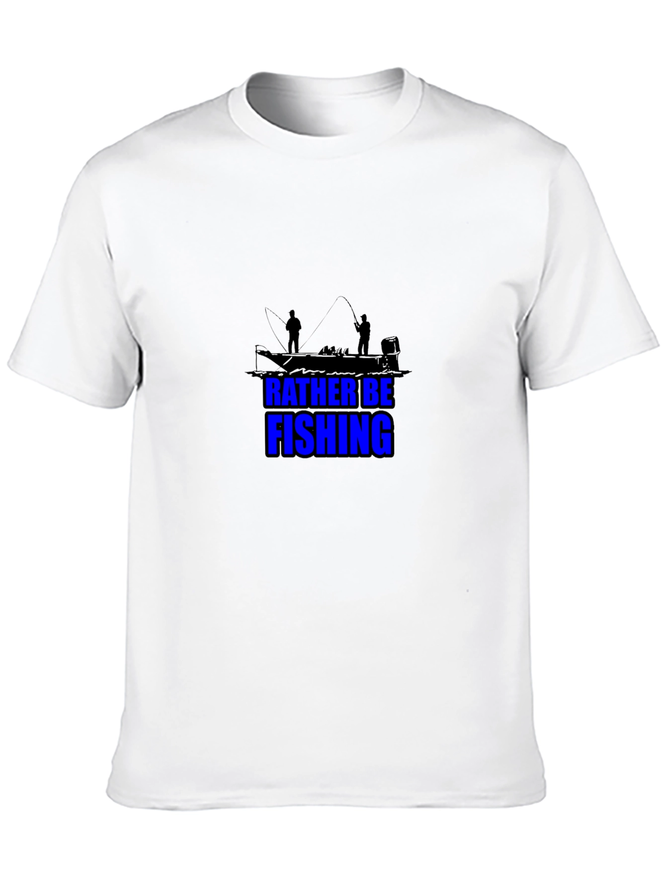 Black Rather Be Fishing T-Shirt - Angler Tee view 10