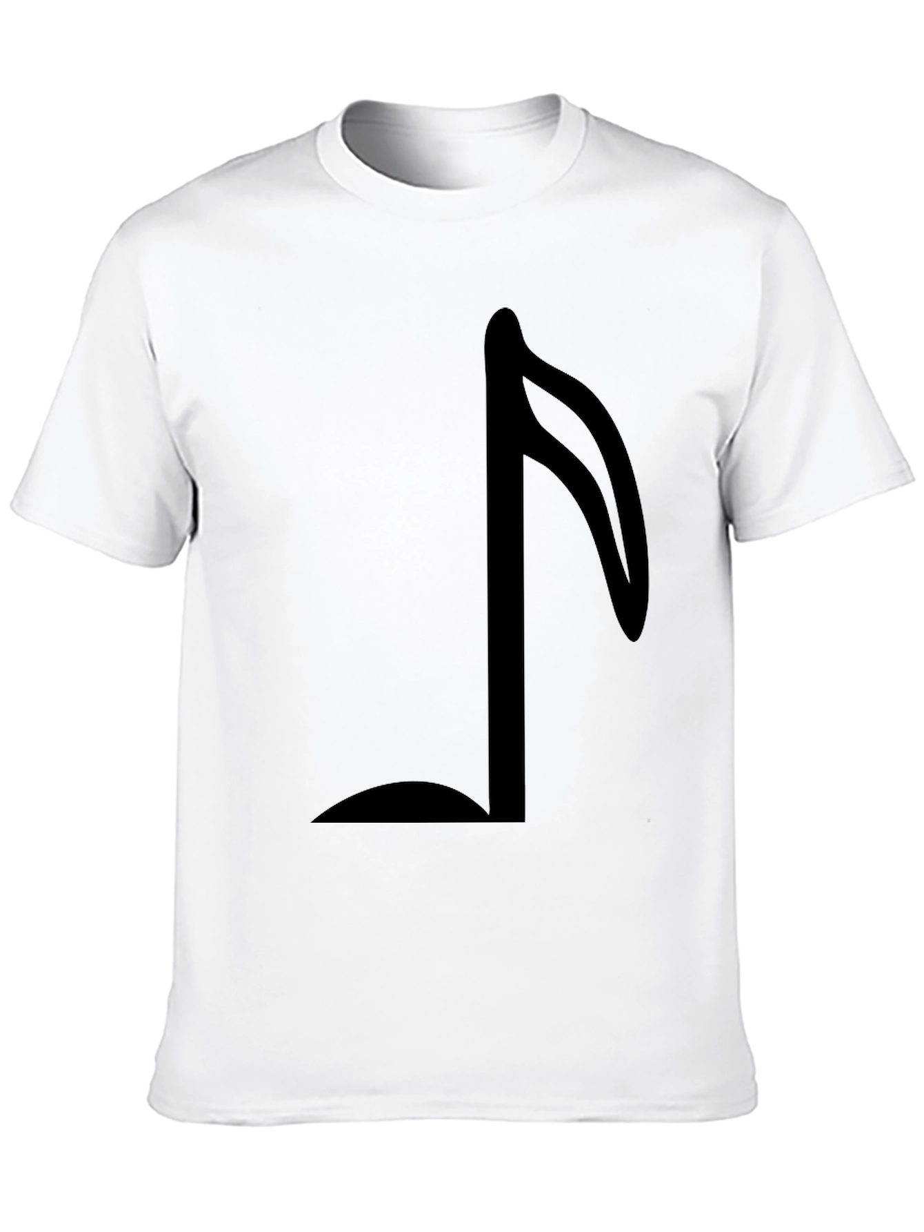 Black Music Note Graphic Black T-Shirt view 10