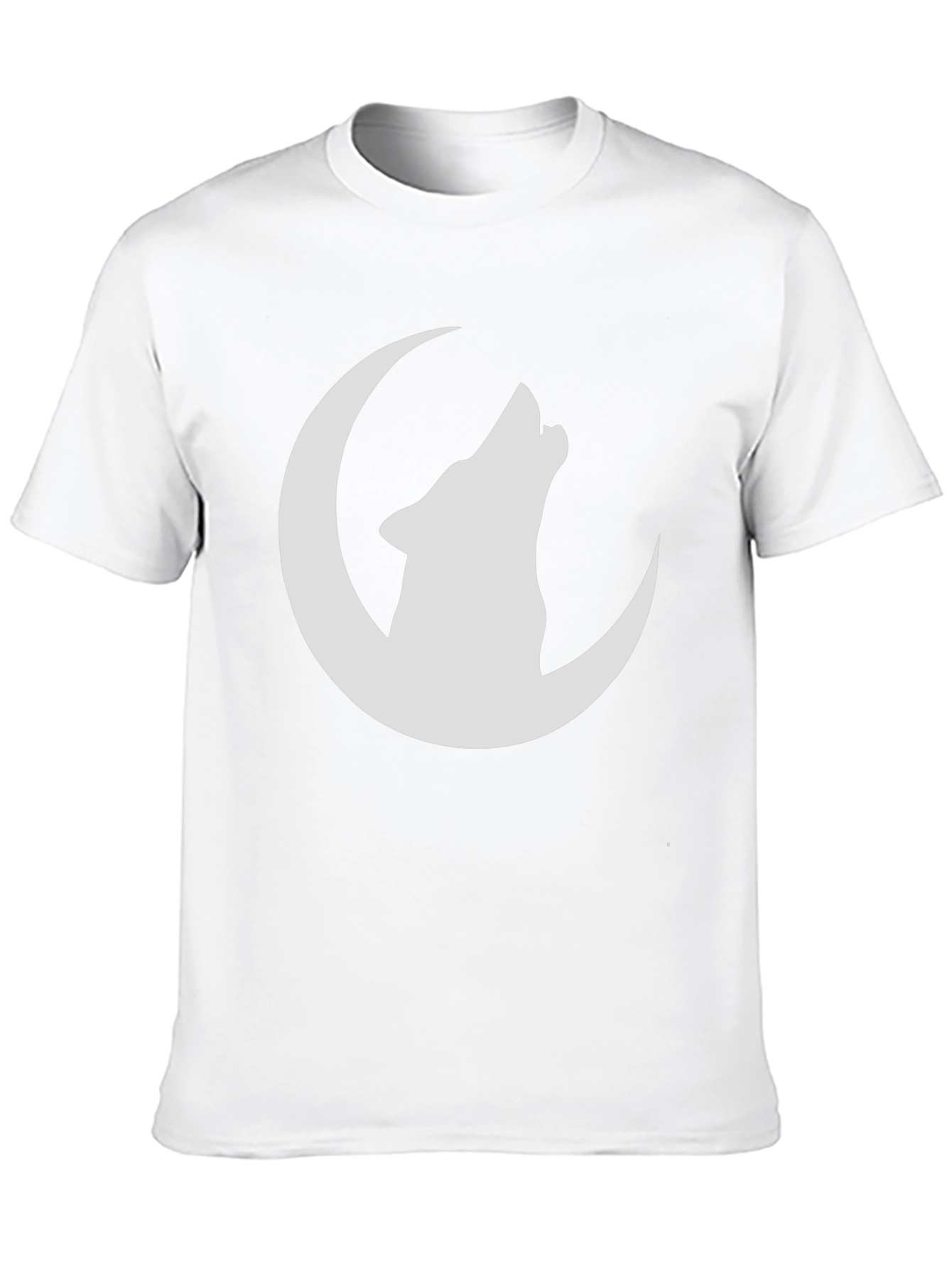 Black Wolf Moon Graphic T-Shirt - Black view 10