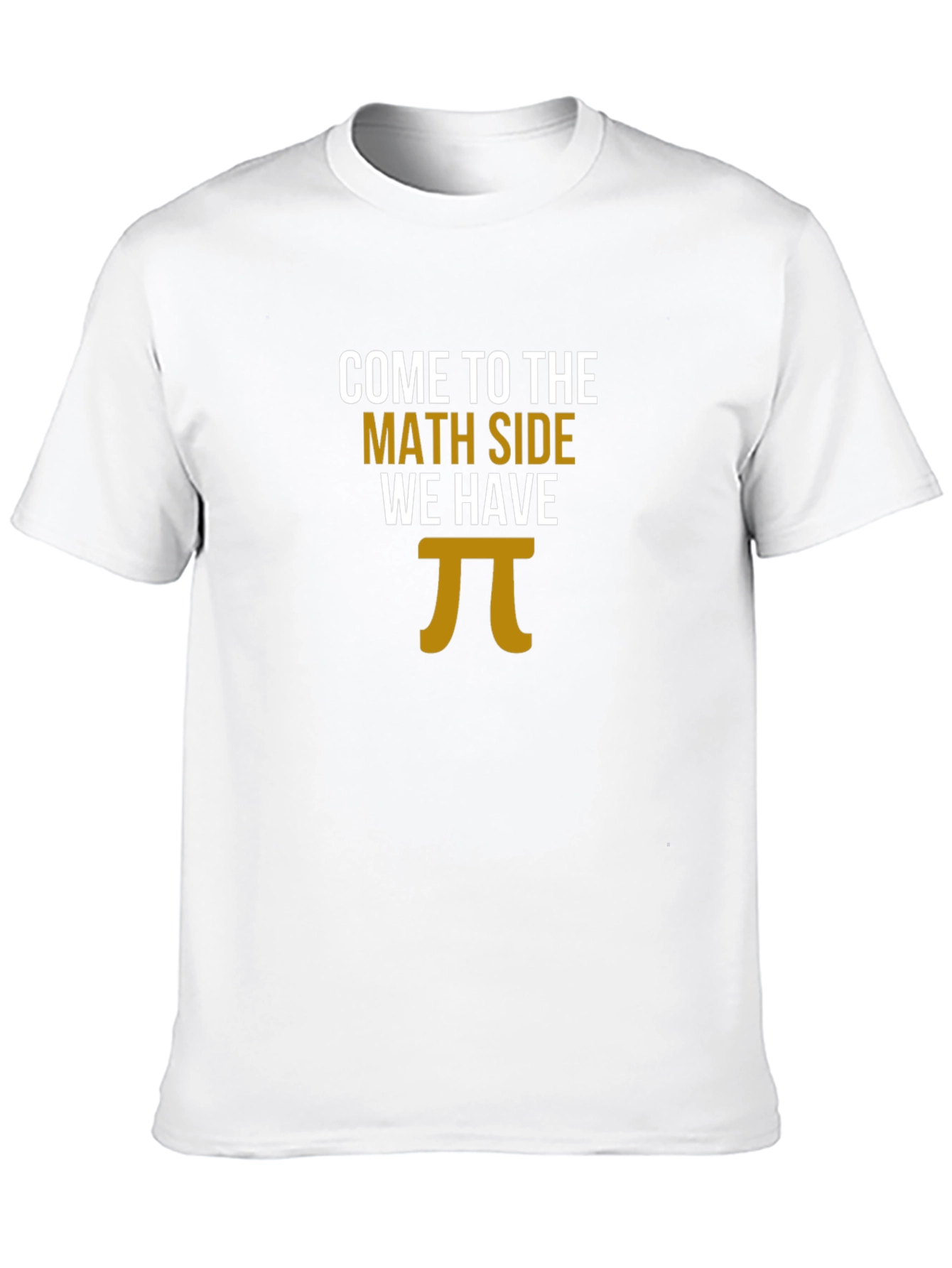 Black Math Side Pi T-Shirt - Funny Geek Tee view 10