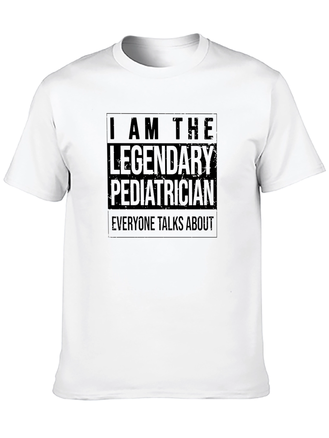 Black Legendary Pediatrician Black T-Shirt view 10