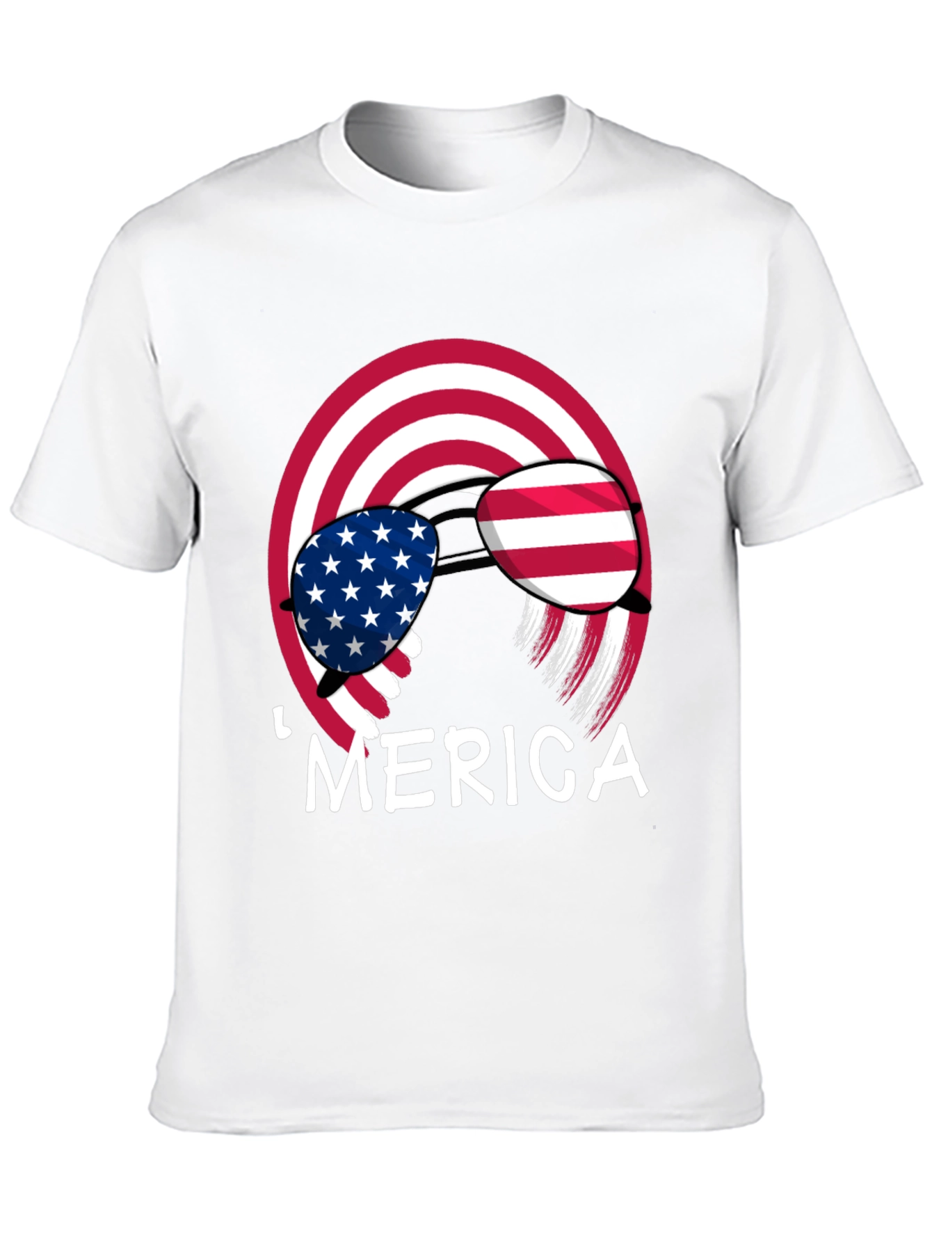 Black Patriotic 'Merica T-Shirt view 10