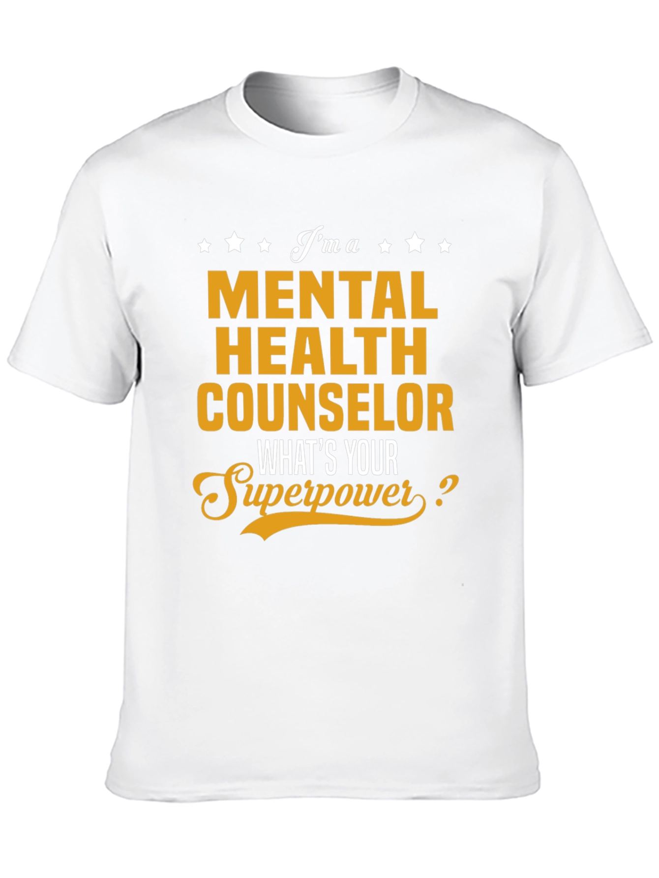 Black Mental Health Counselor Superpower T-Shirt view 10