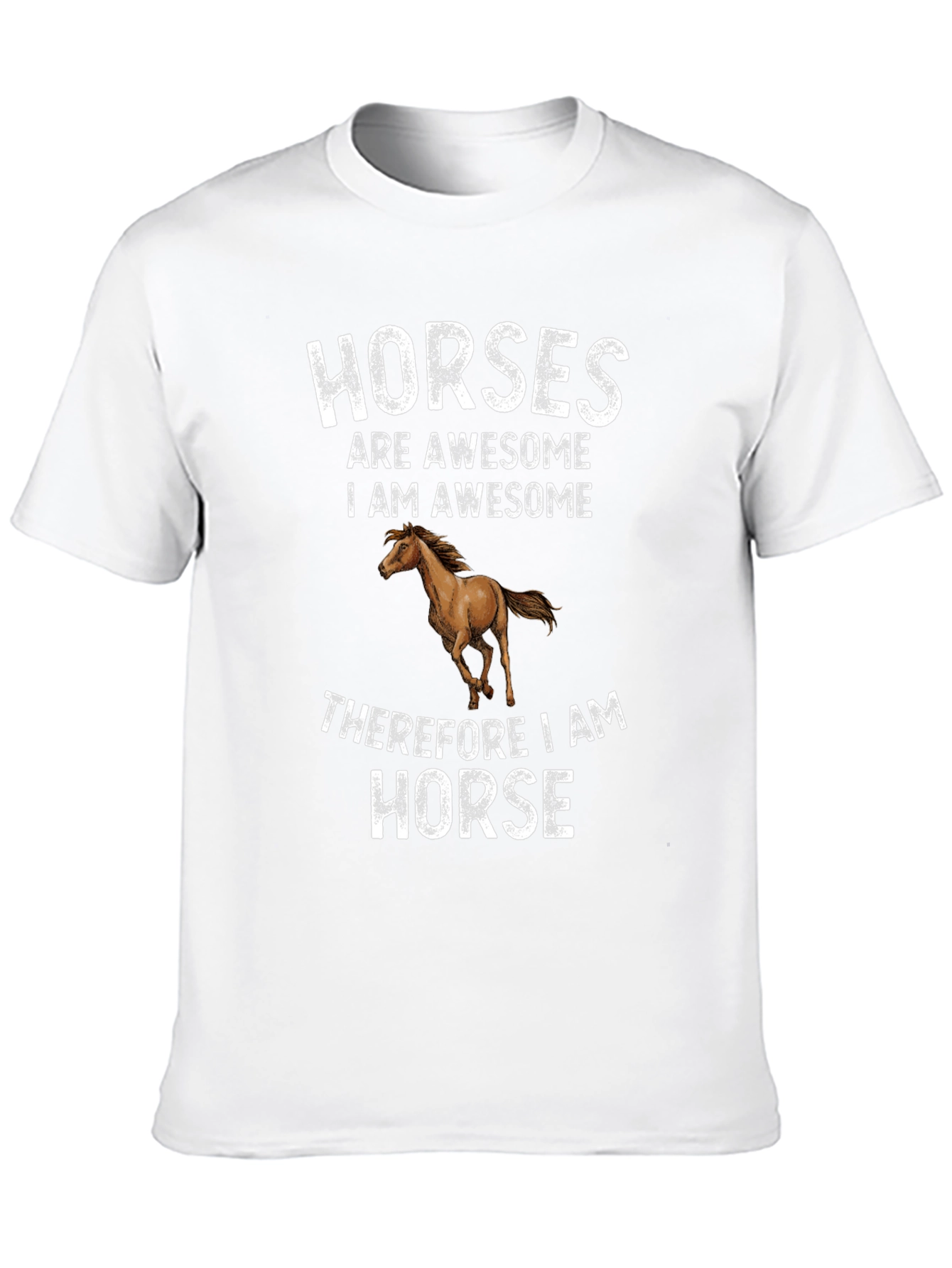 Black Horses Are Awesome T-Shirt view 10