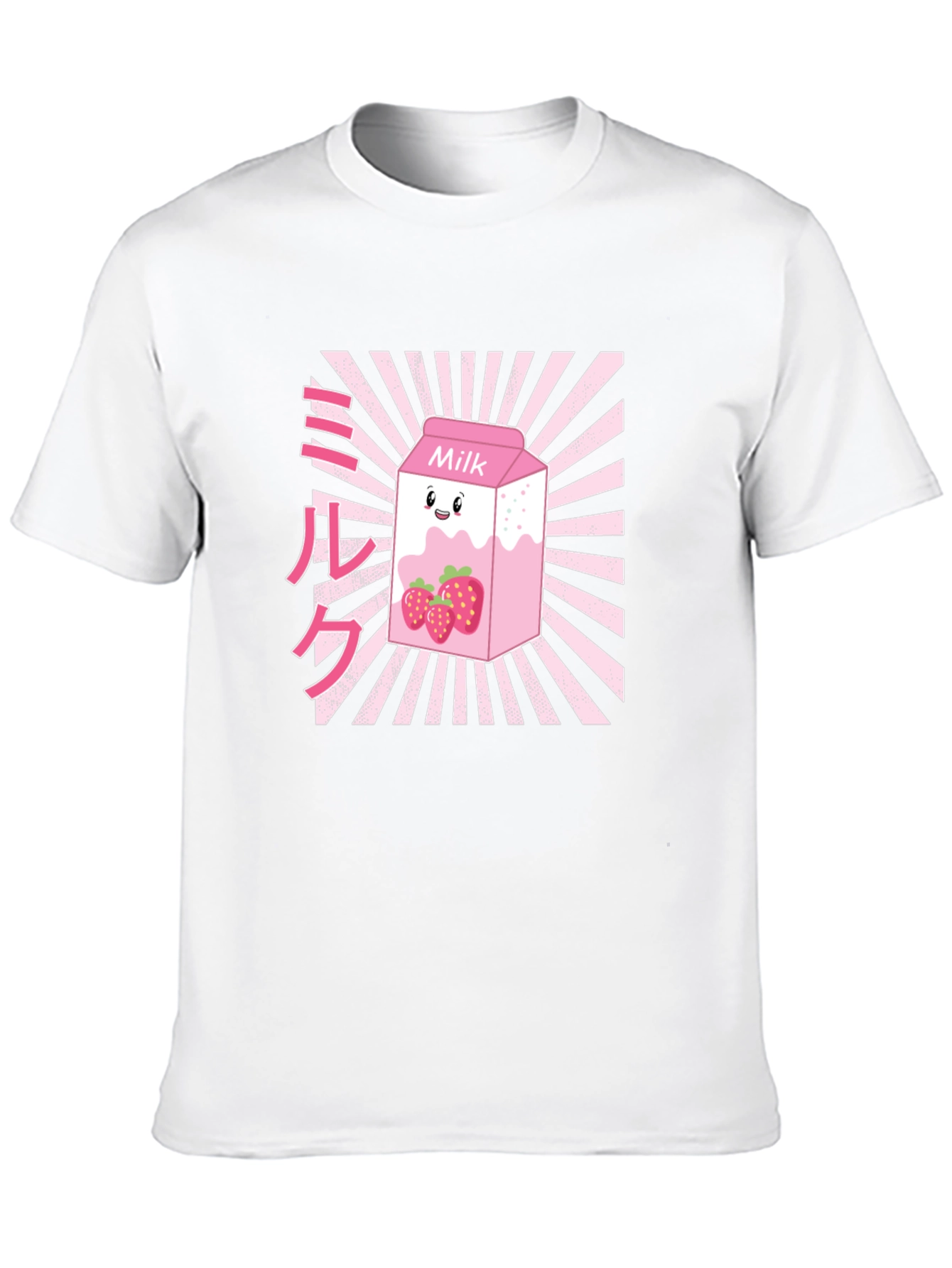 Black Strawberry Milk Graphic T-Shirt - Black view 10