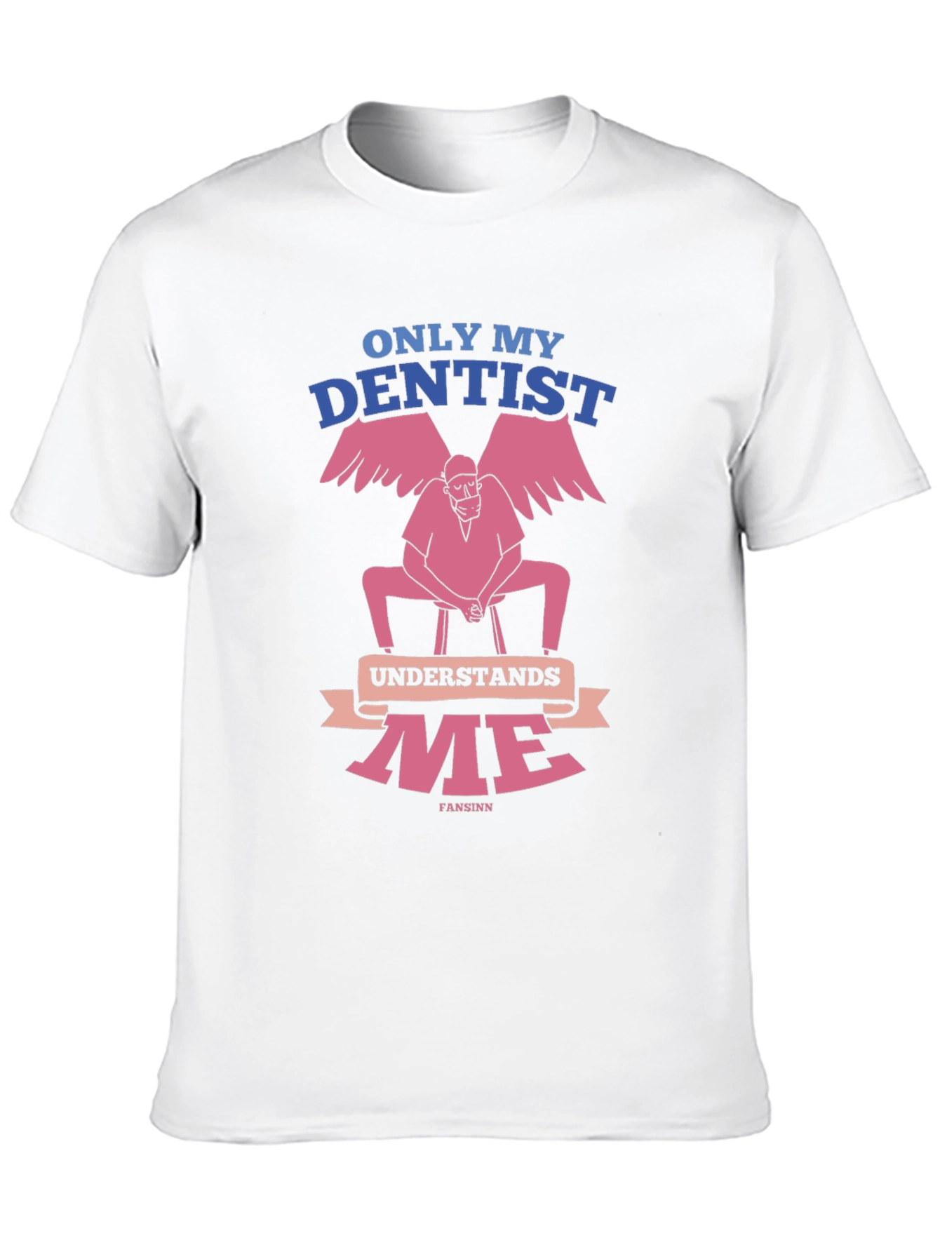 Black Dentist Humor T-Shirt - Only My Dentist Understands Me view 10